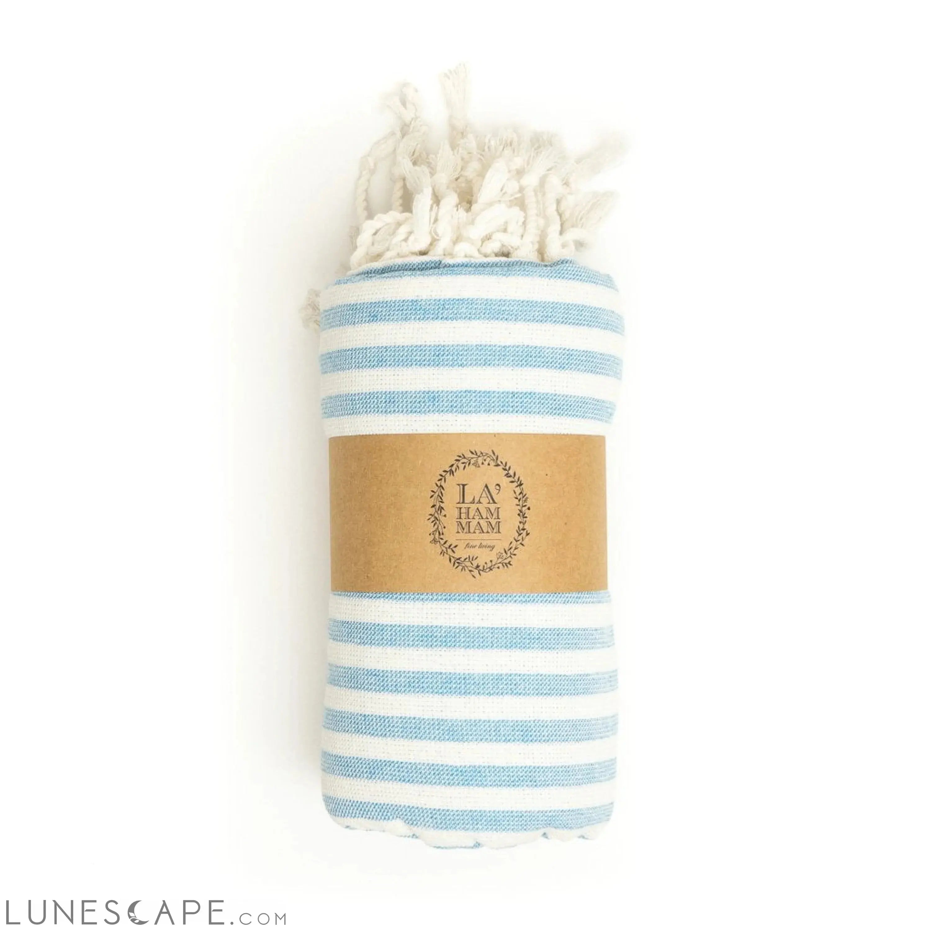 Gallipoli Peshtemal Pure Cotton Beach Towel LUNESCAPE