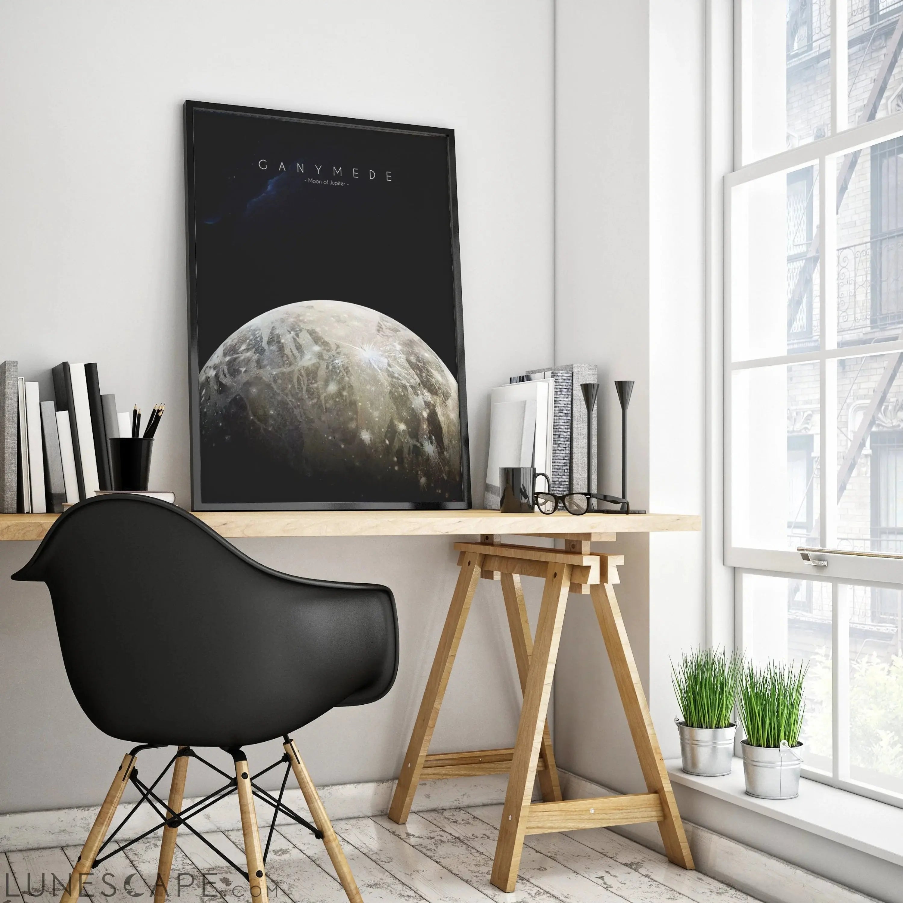 Ganymede Poster LUNESCAPE