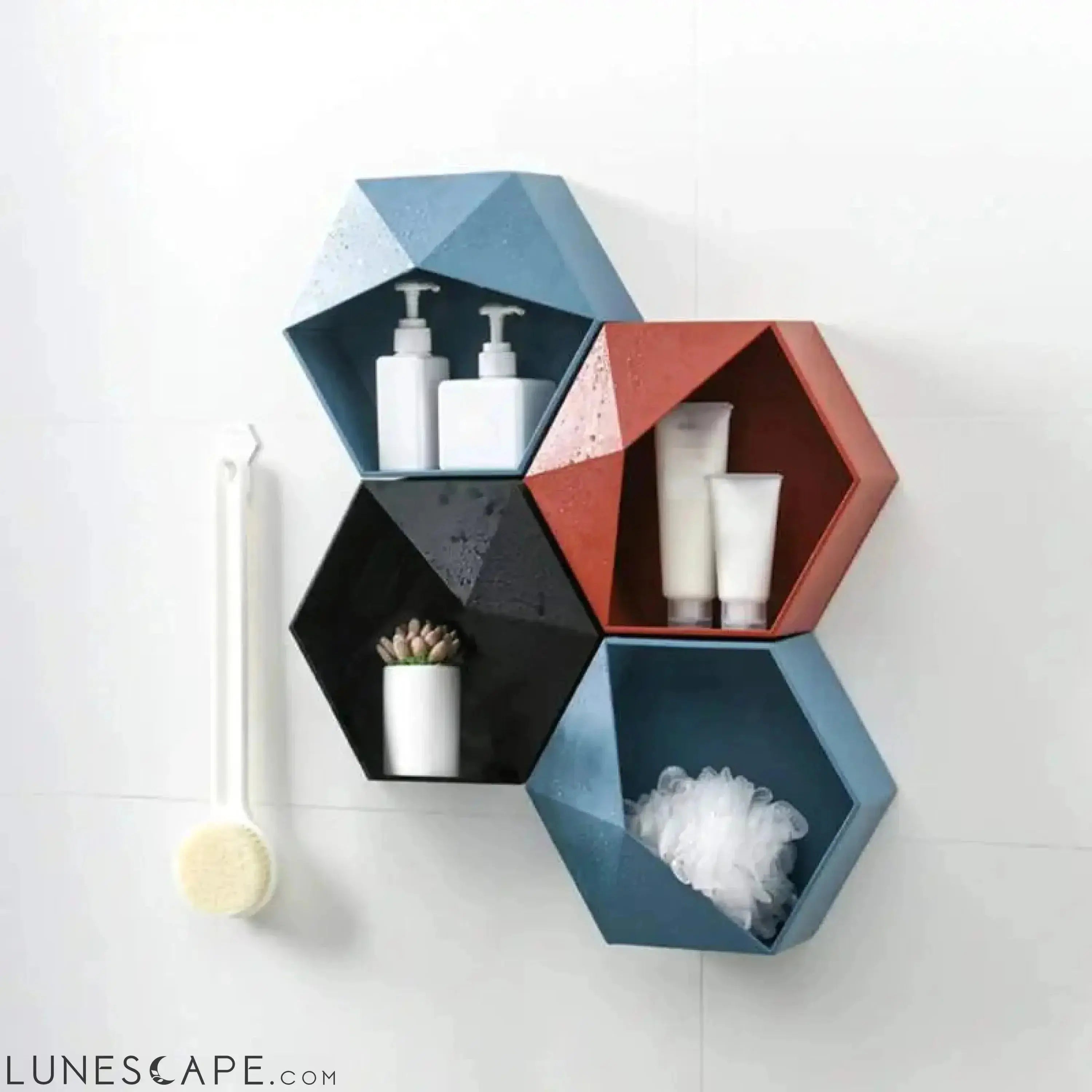 Geometric Floating Shelf LUNESCAPE