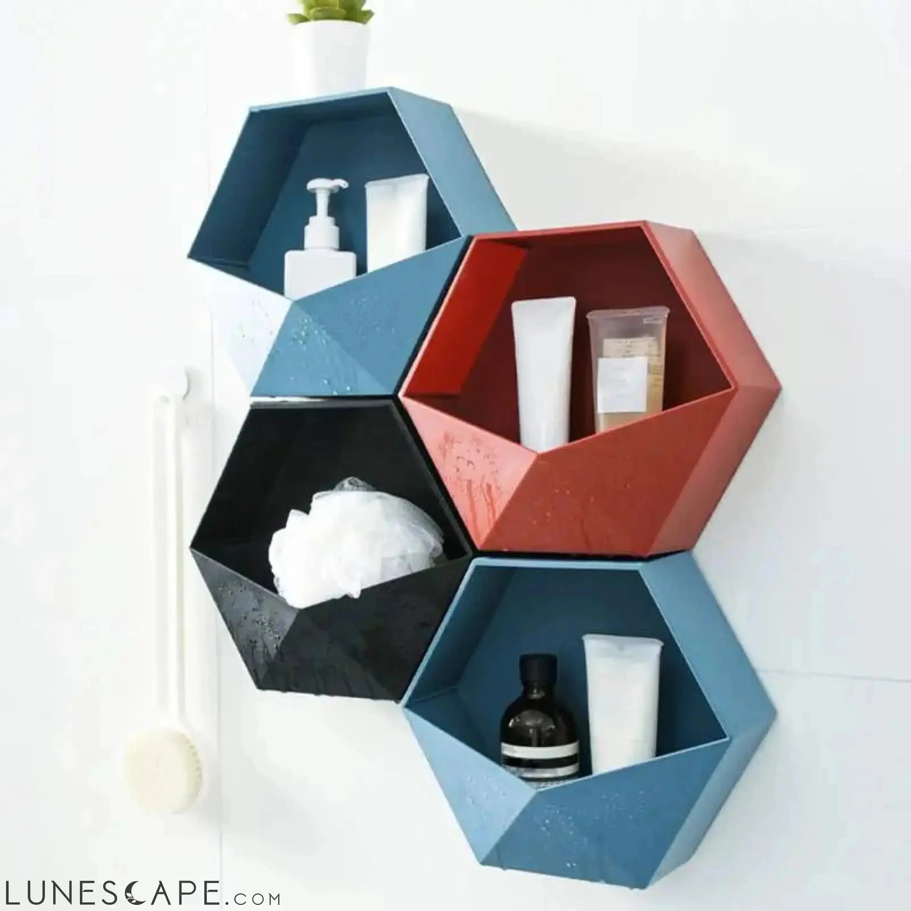 Geometric Floating Shelf LUNESCAPE