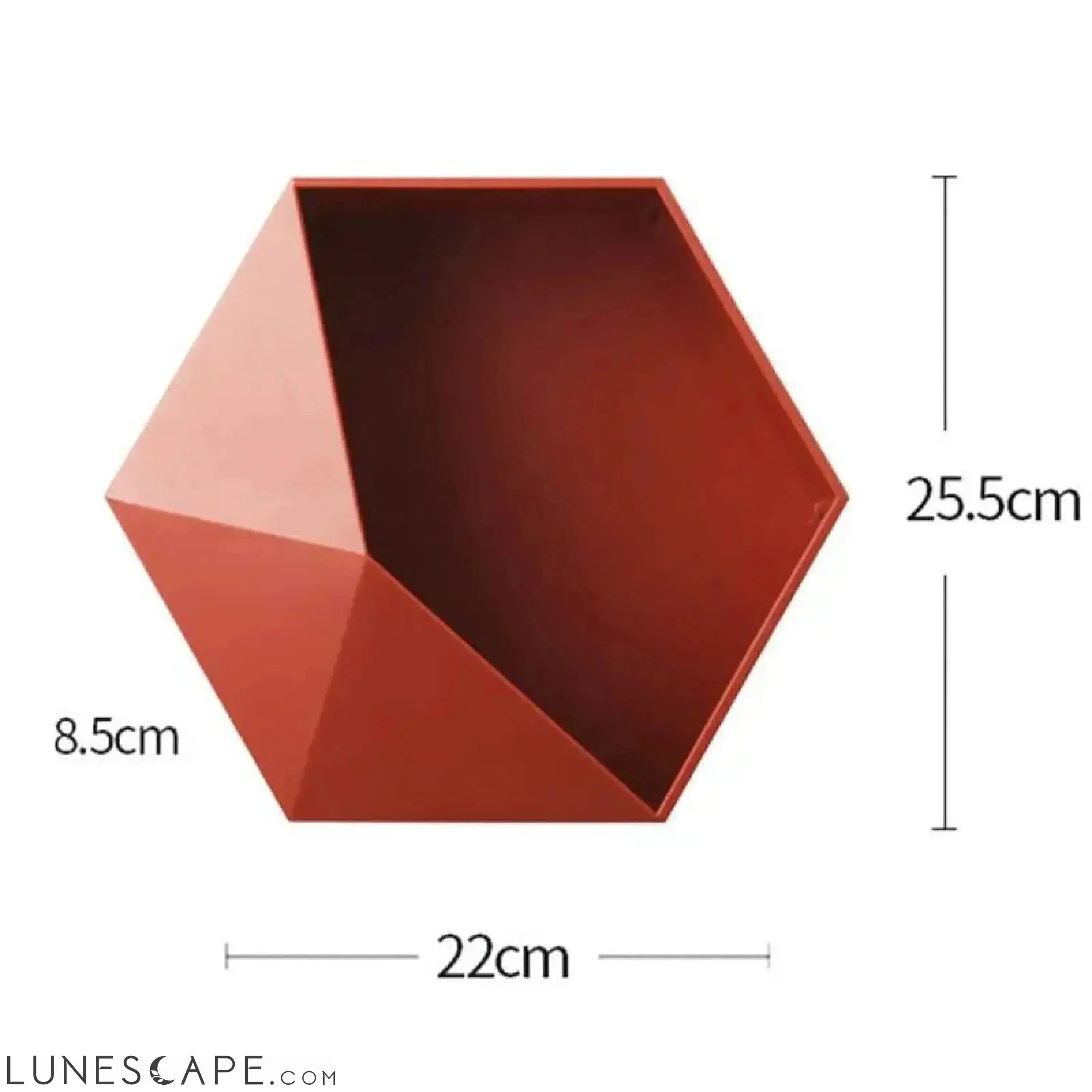 Geometric Floating Shelf LUNESCAPE