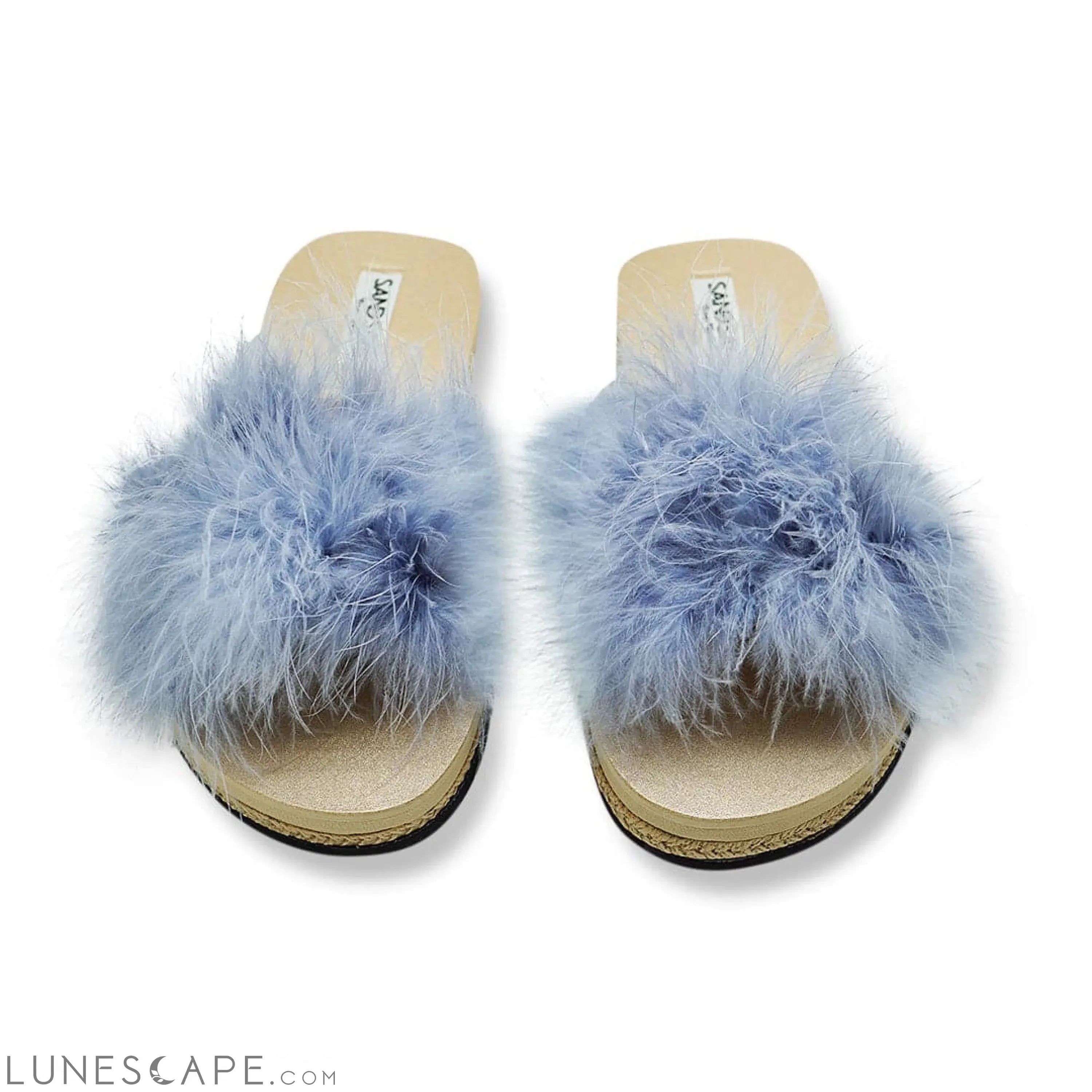 Gray Feather - Espadrille Flat LUNESCAPE