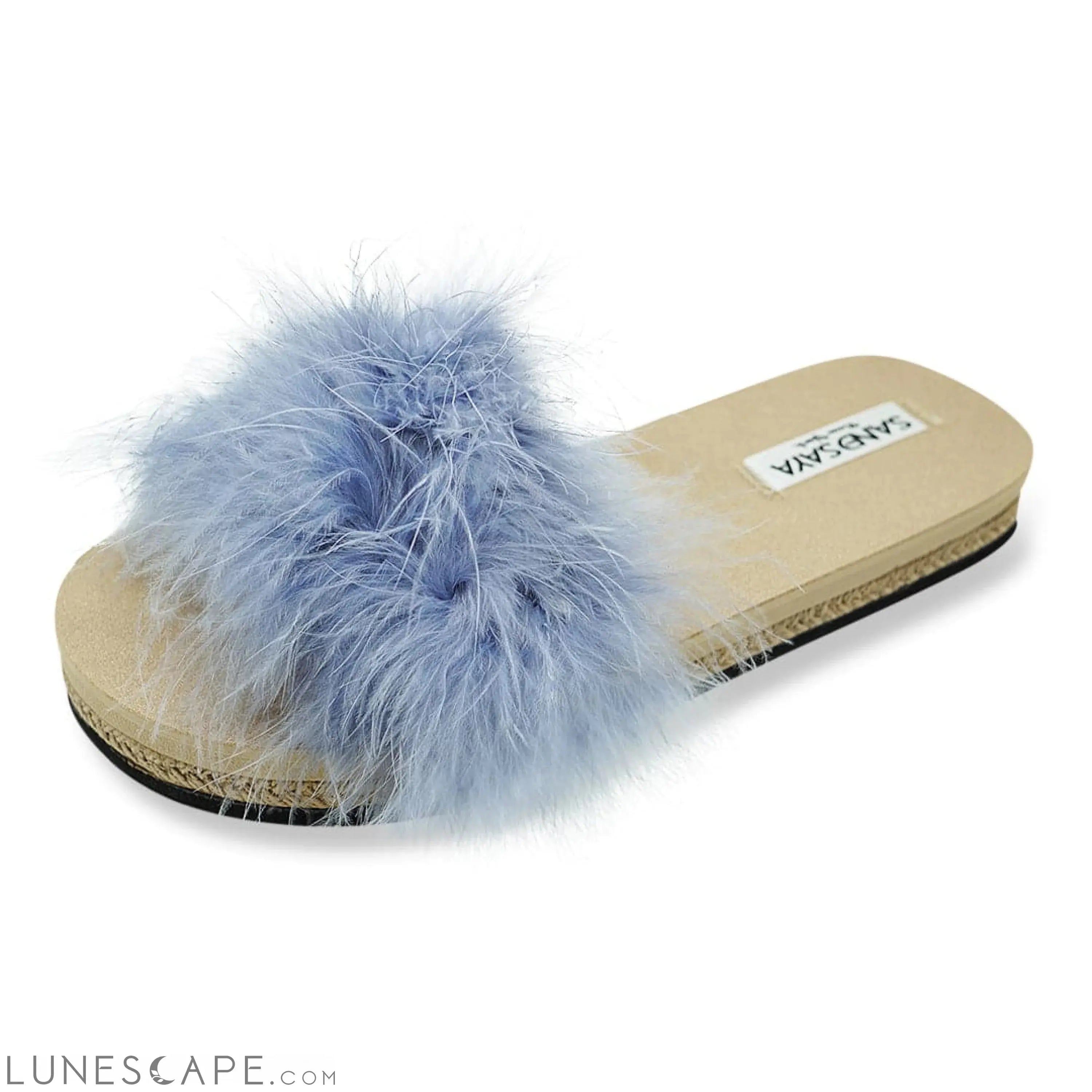 Gray Feather - Espadrille Flat LUNESCAPE