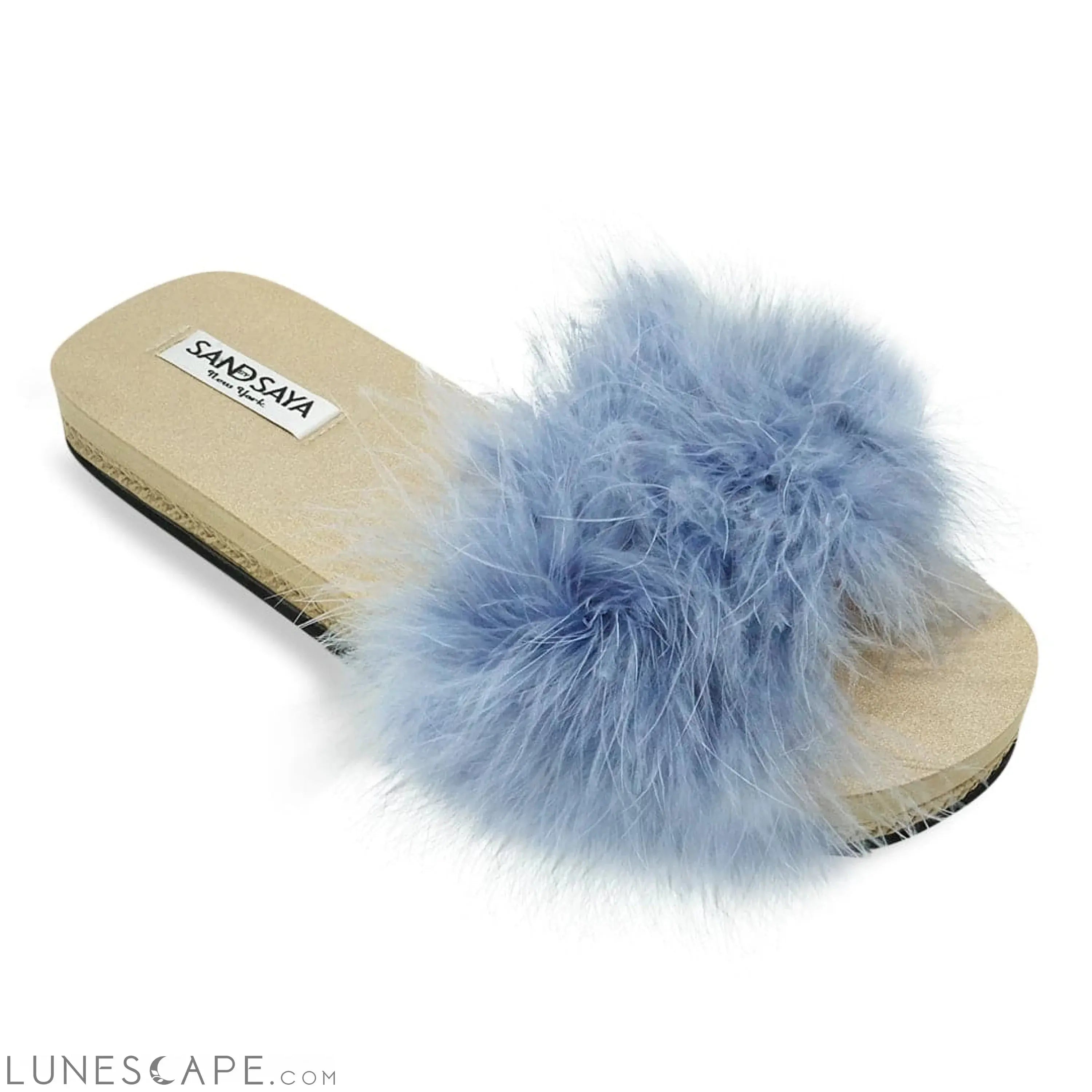Gray Feather - Espadrille Flat LUNESCAPE