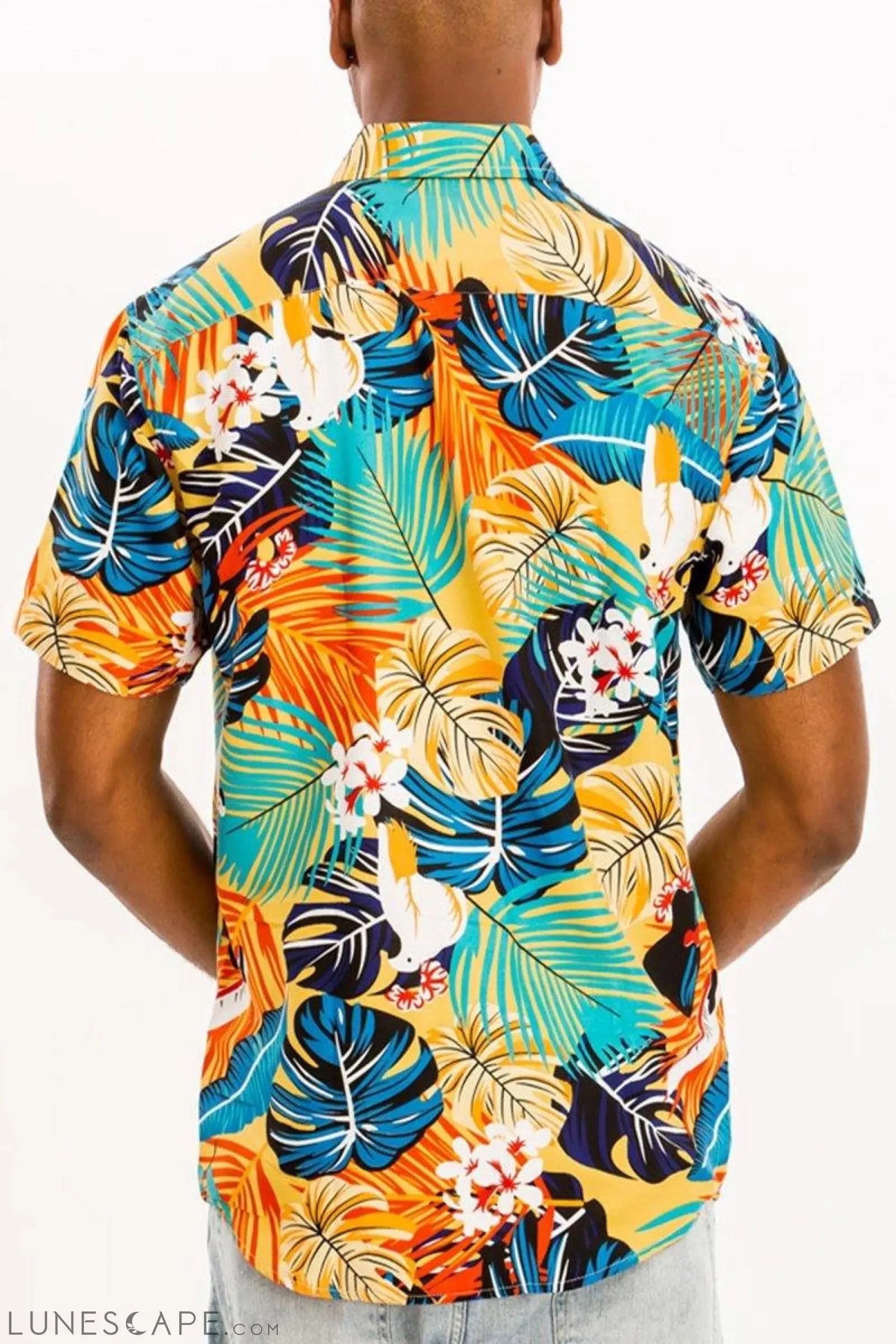 HAWAIIAN BUTTON DOWN SHIRT LUNESCAPE