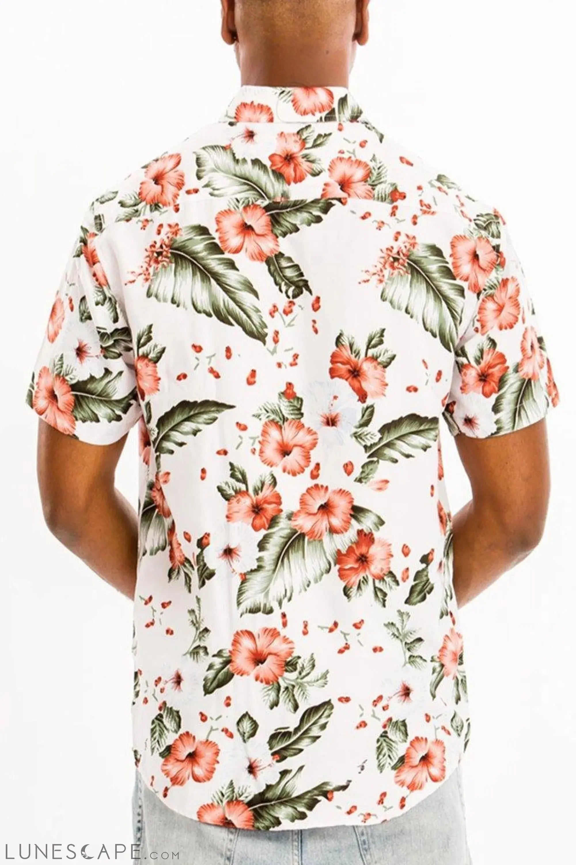 HAWAIIAN BUTTON DOWN SHIRT LUNESCAPE