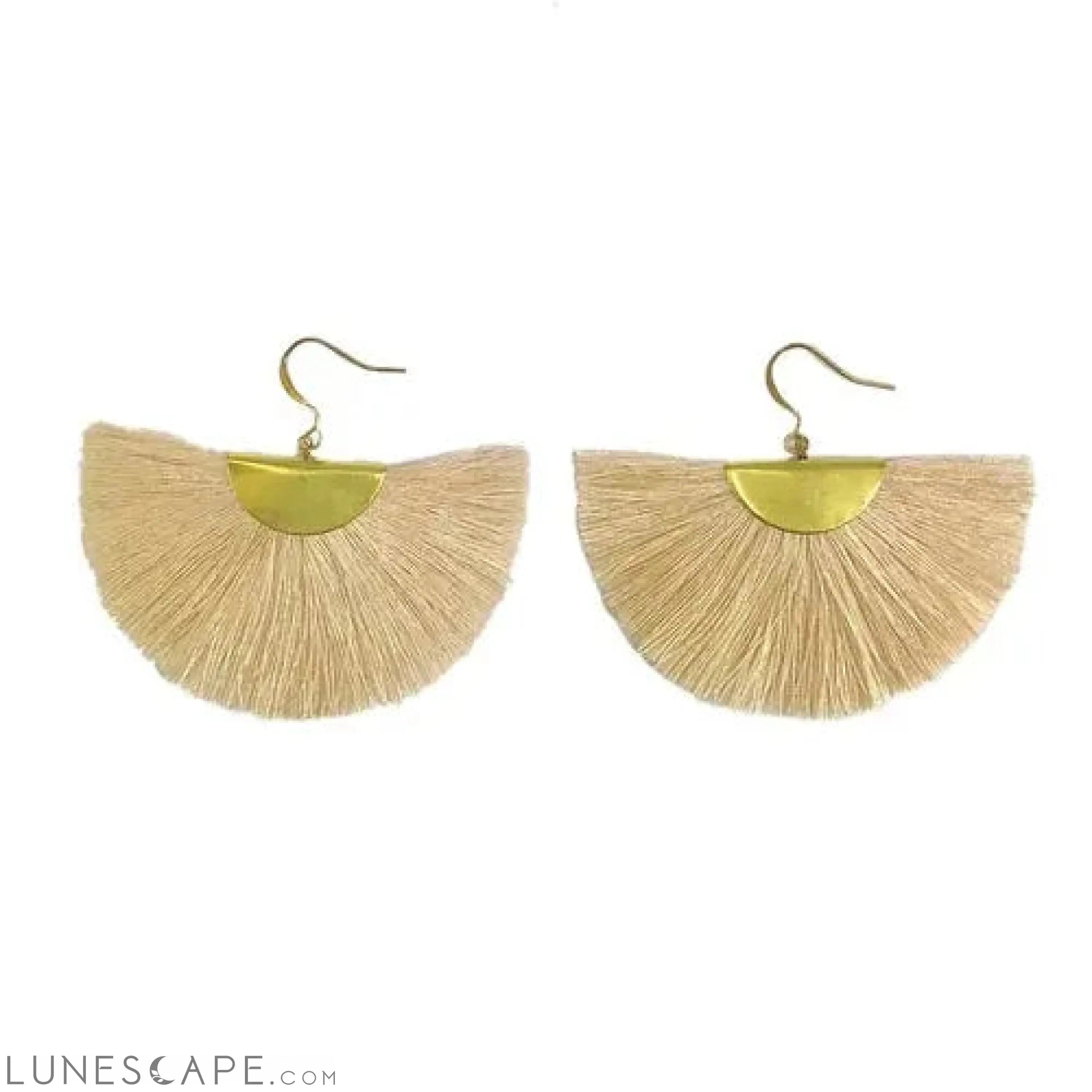 Half Moon Fan Earrings LUNESCAPE