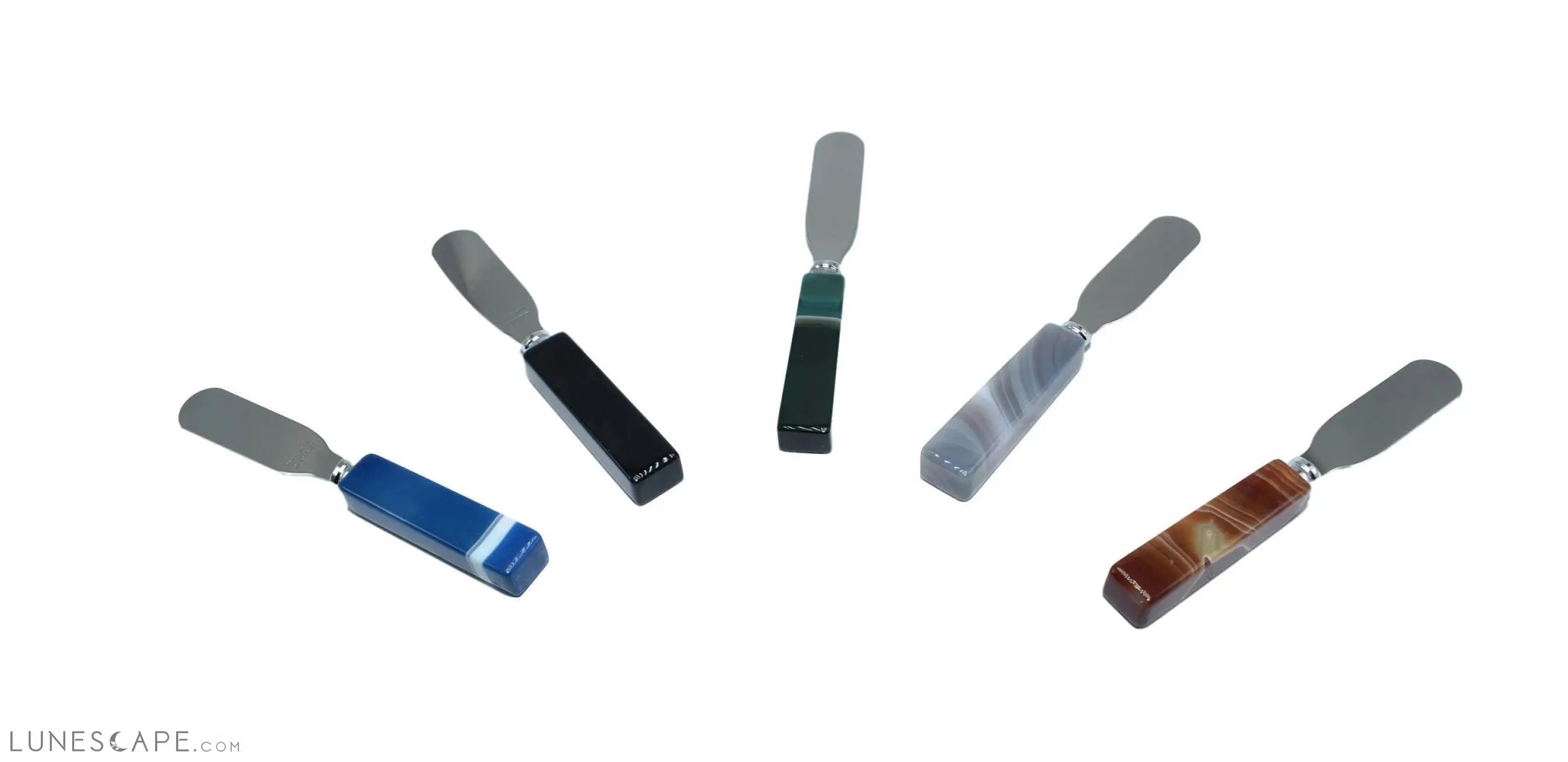 Handcrafted Agate Cheese Spreader LUNESCAPE