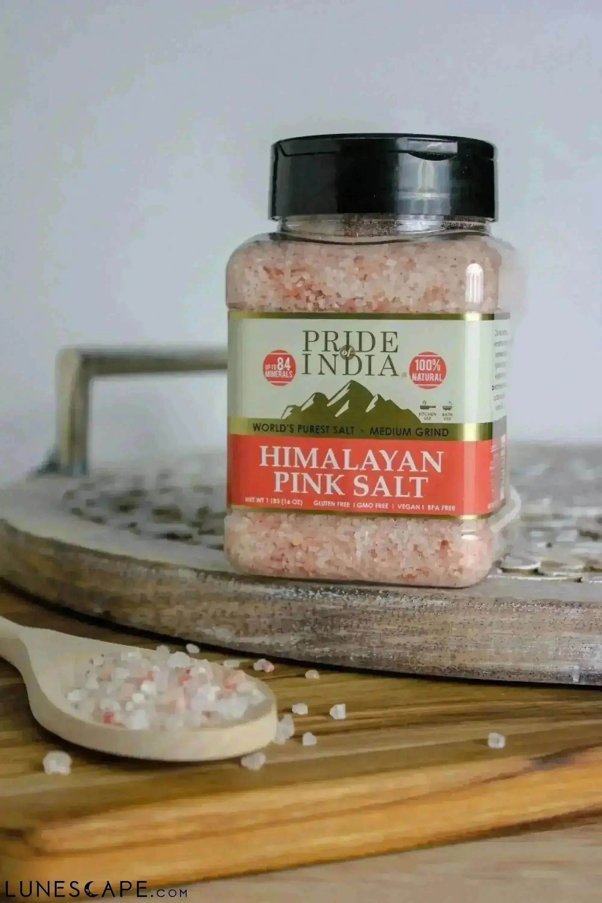 Himalayan Pink Rock Salt - Medium Grind LUNESCAPE