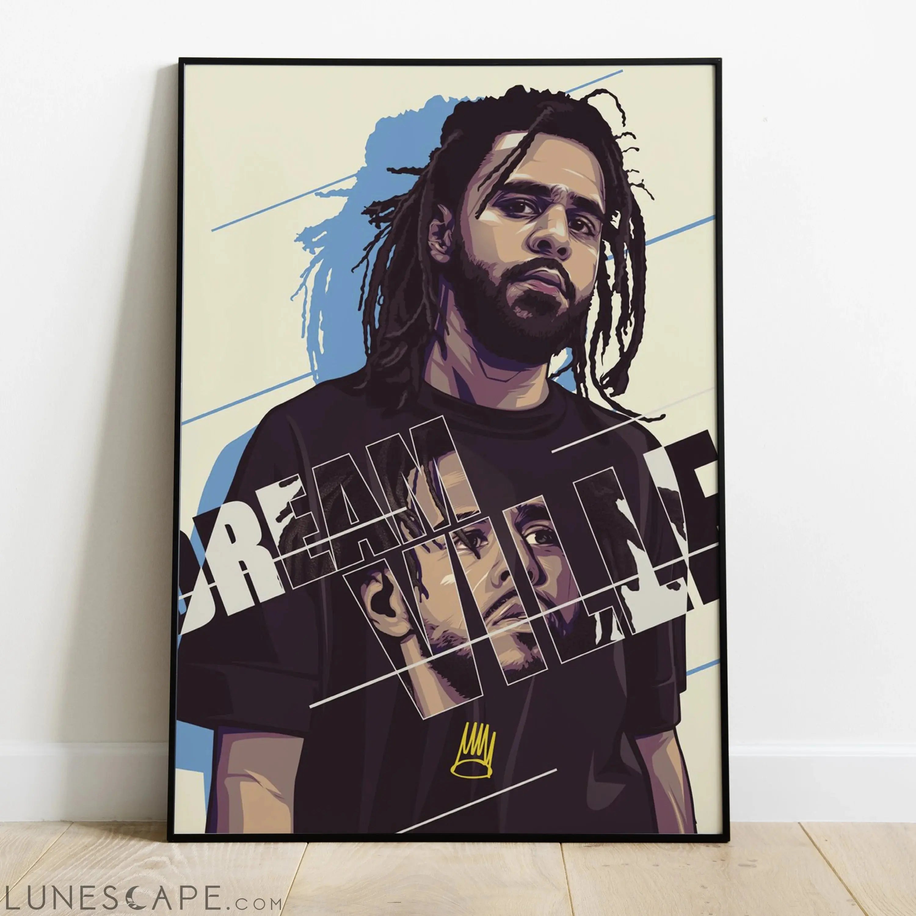 J Cole Poster LUNESCAPE