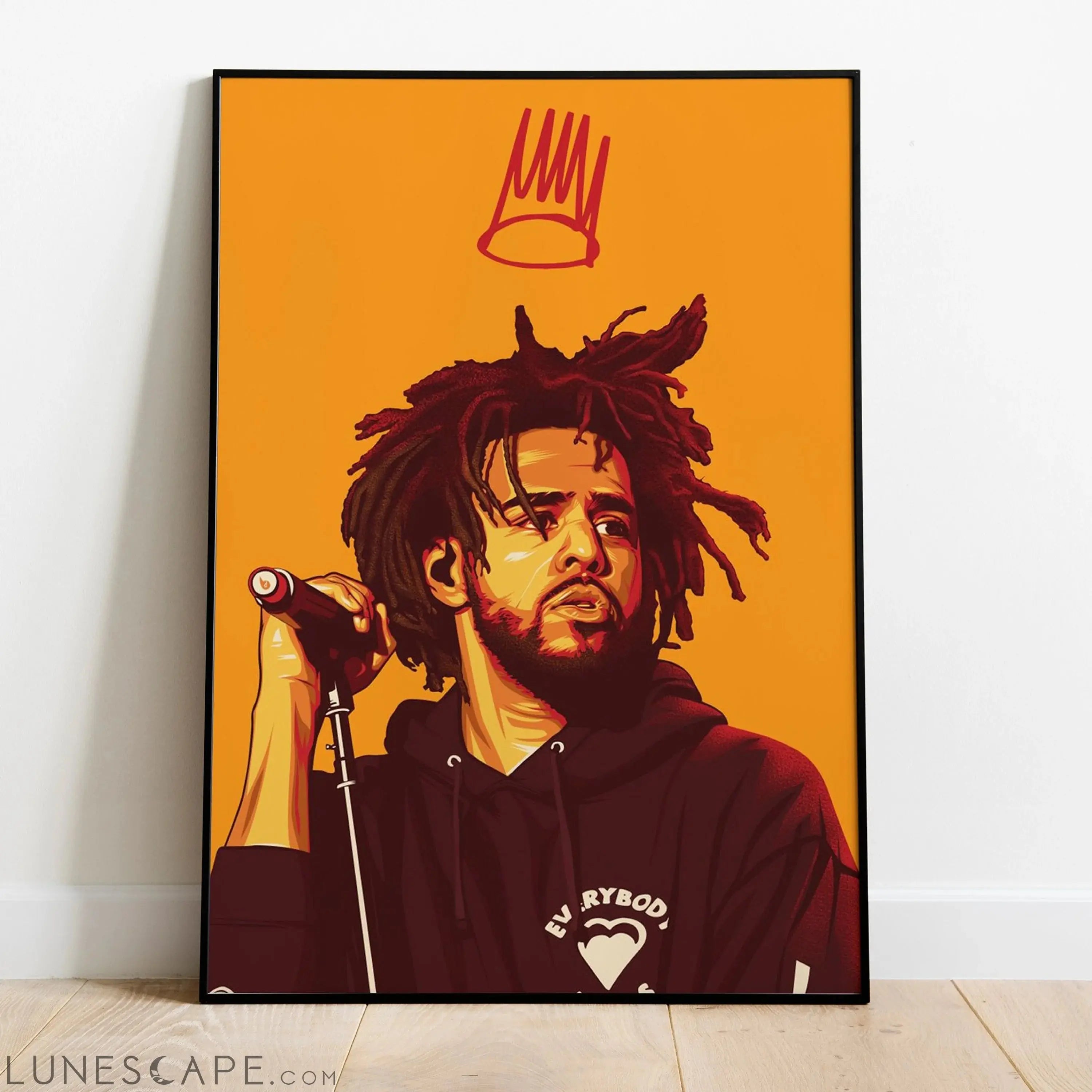 J Cole Poster LUNESCAPE