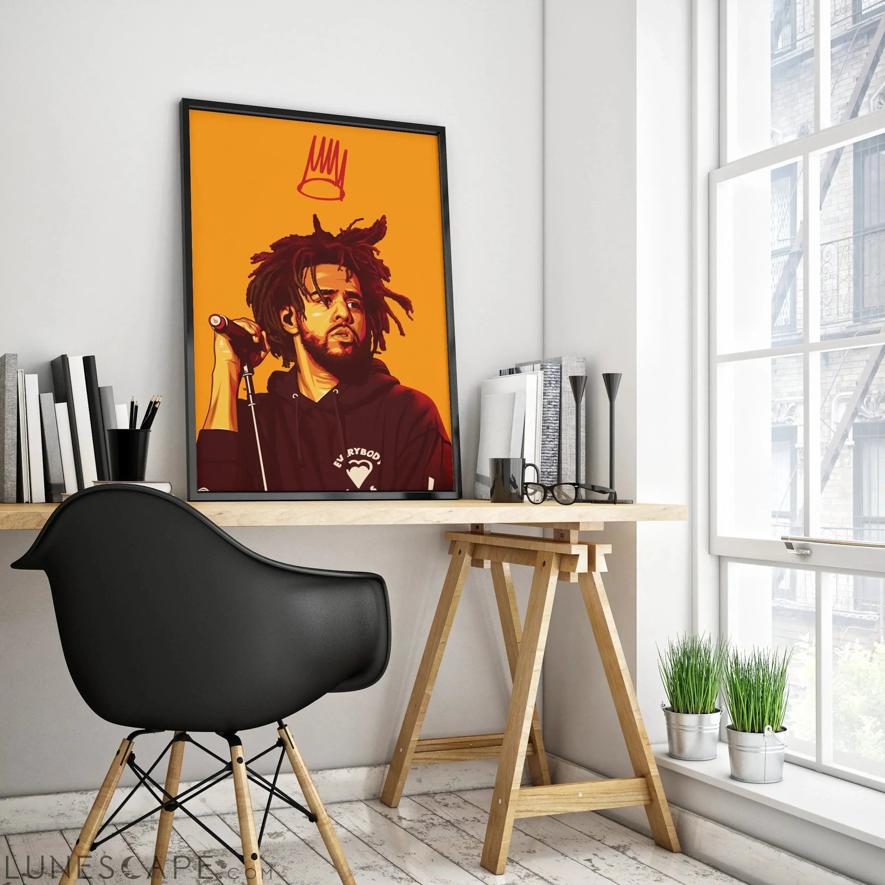 J Cole Poster LUNESCAPE