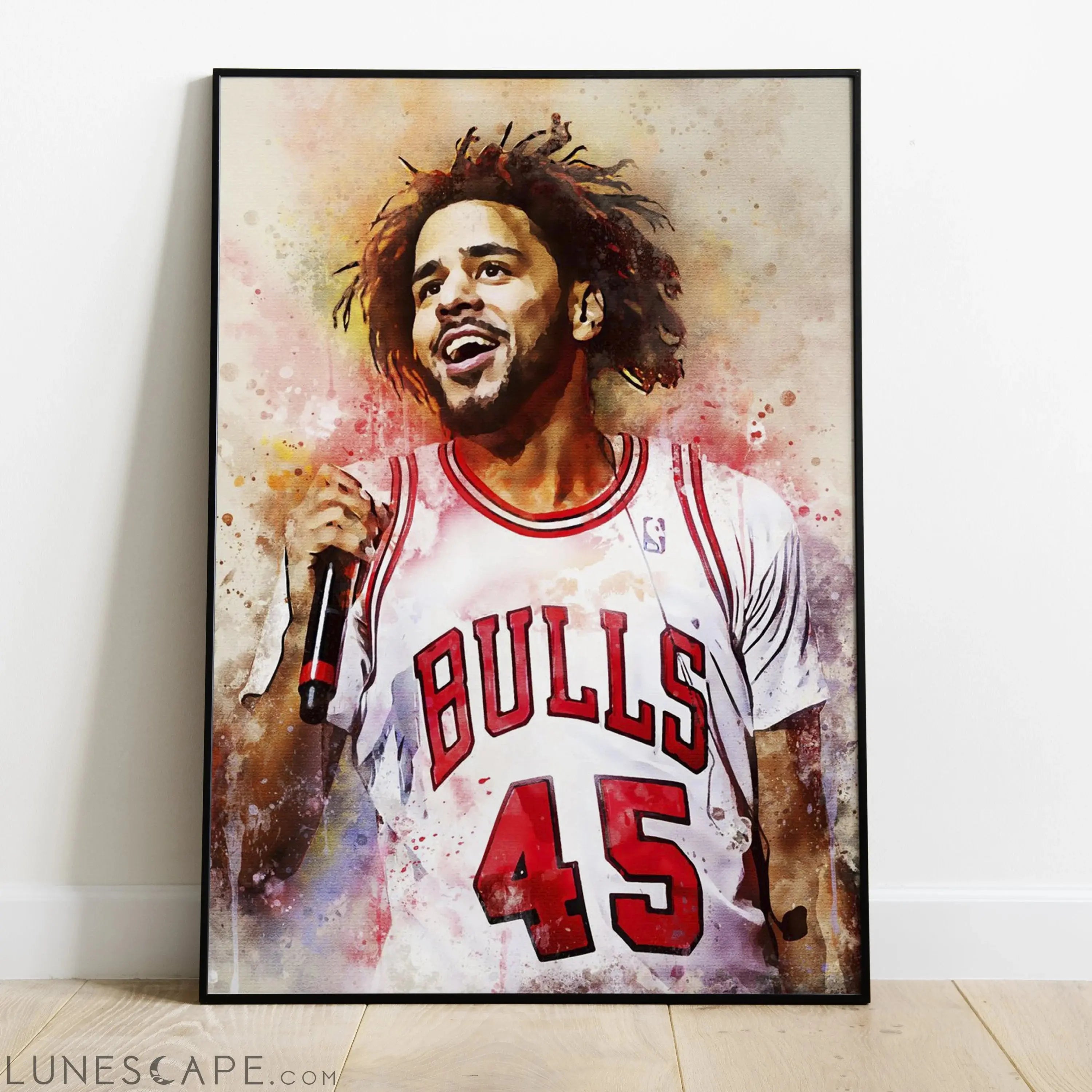 J Cole Wall Poster - Multiple Sizes LUNESCAPE