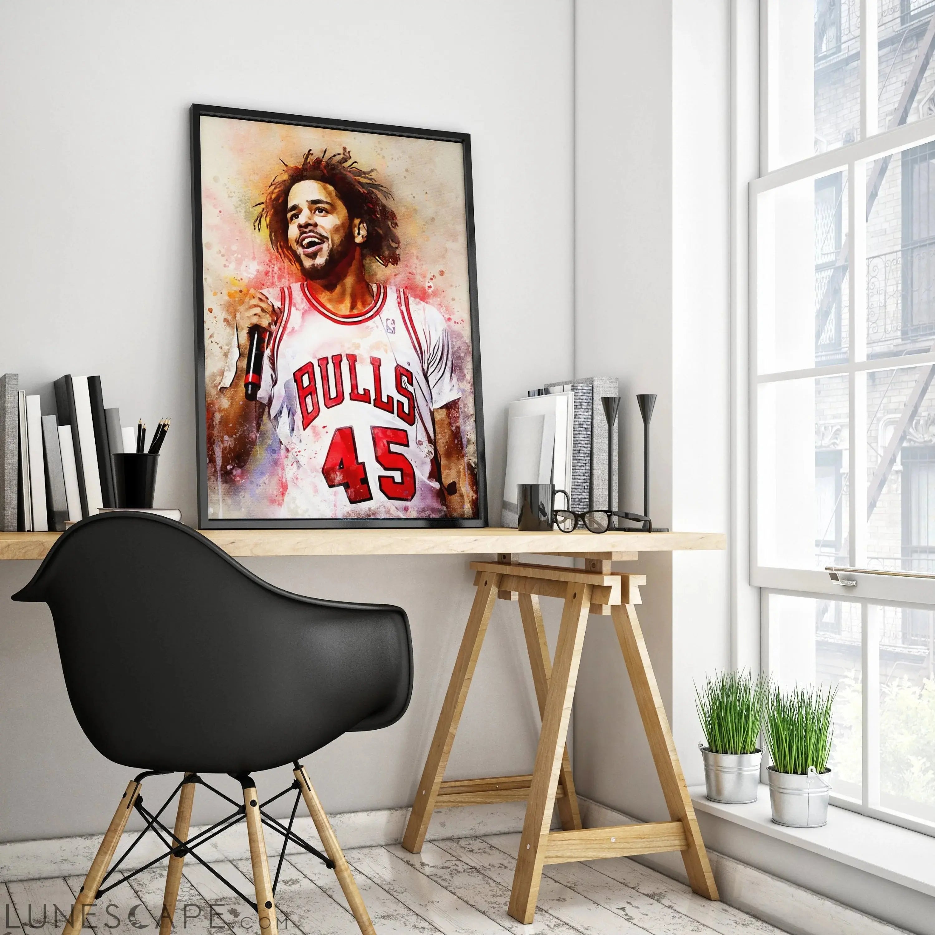 J Cole Wall Poster - Multiple Sizes LUNESCAPE