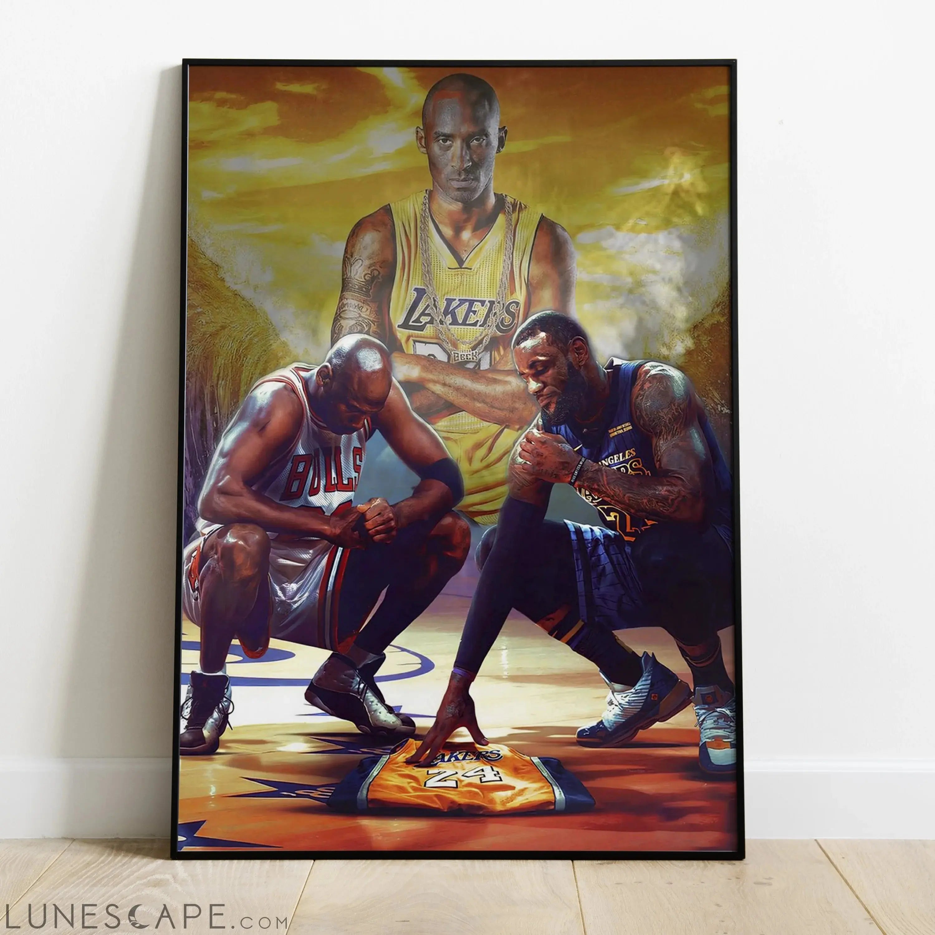 Jordan Kobe Lebron Poster LUNESCAPE