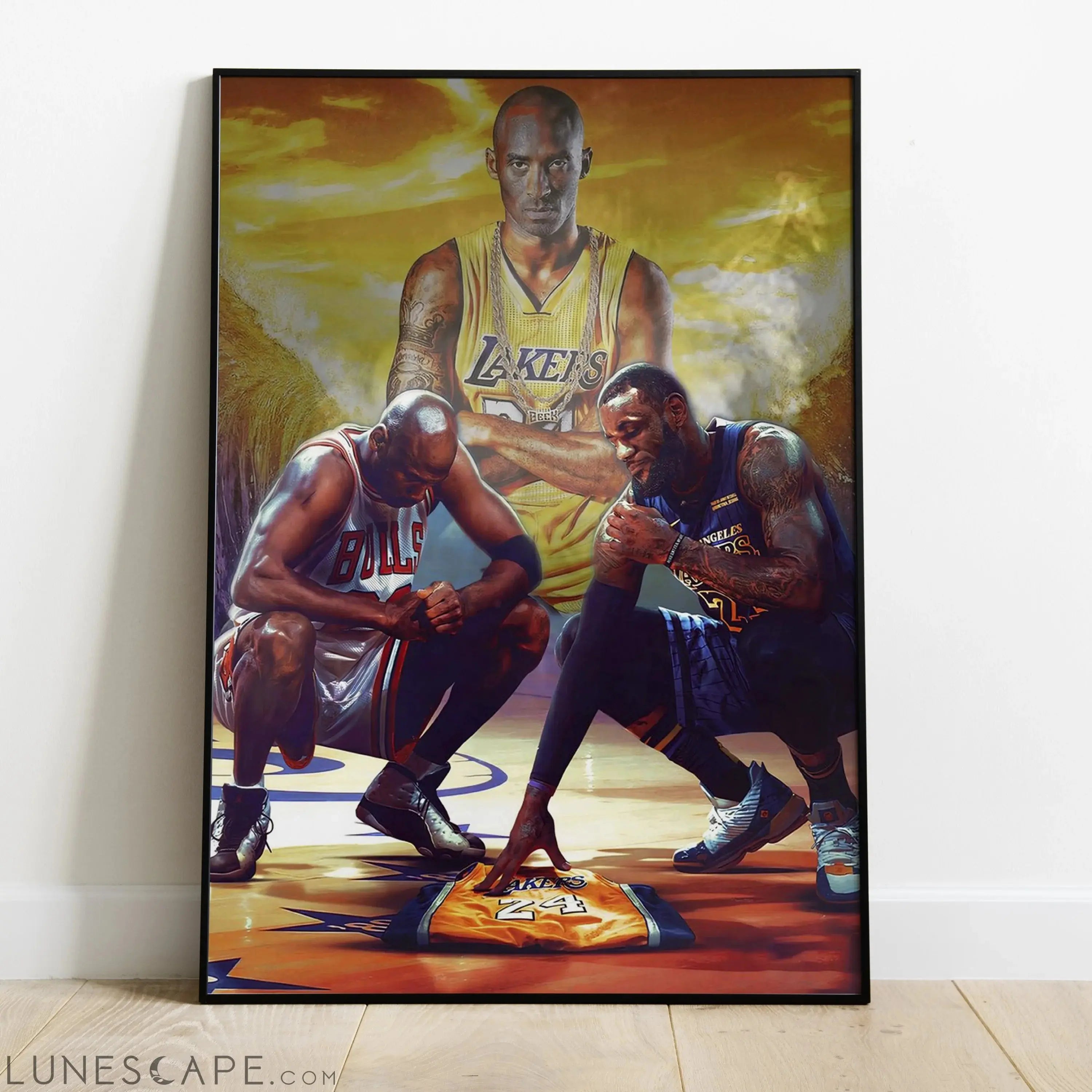 Jordan Kobe Lebron Poster LUNESCAPE