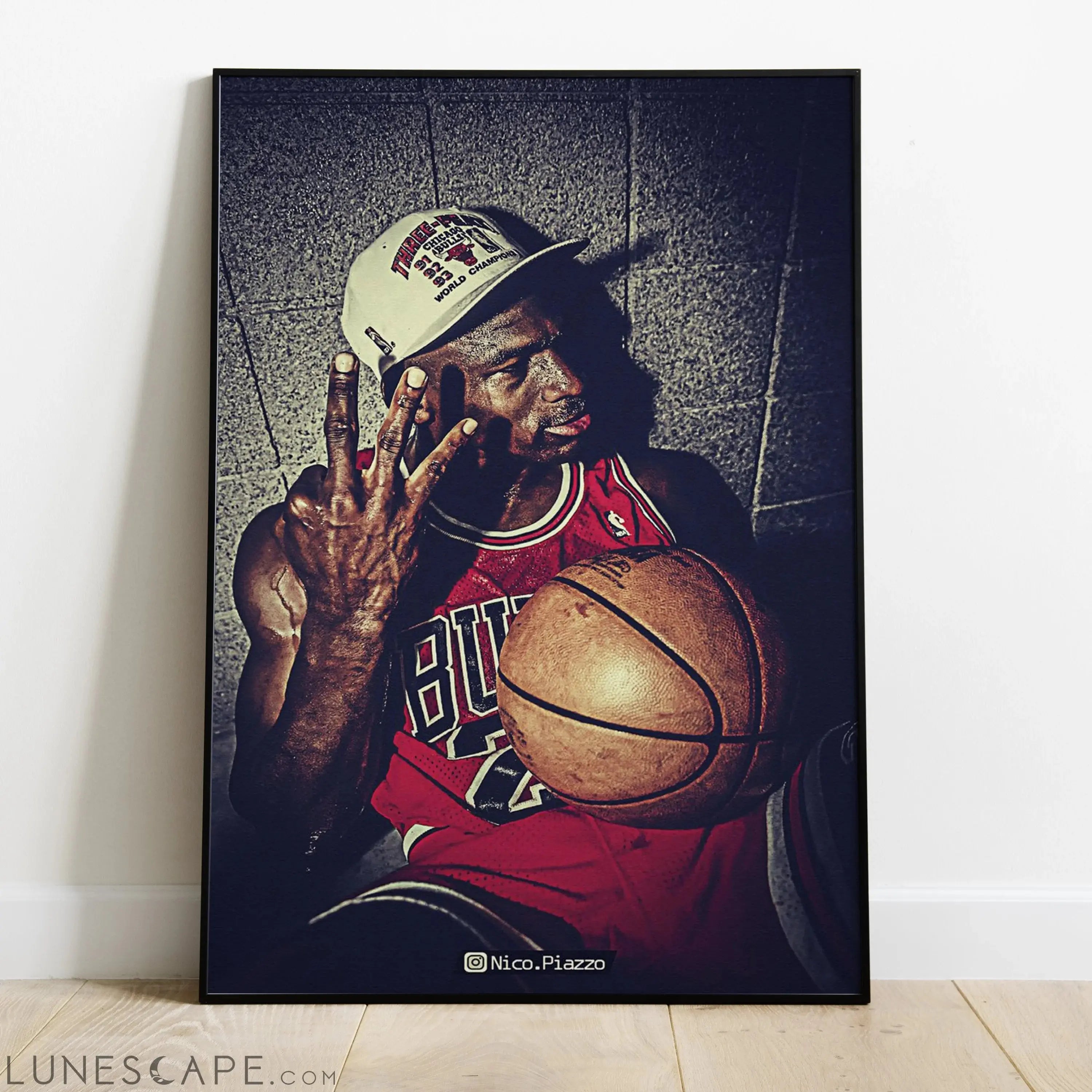 Jordan Wall Poster - Multiple Sizes LUNESCAPE