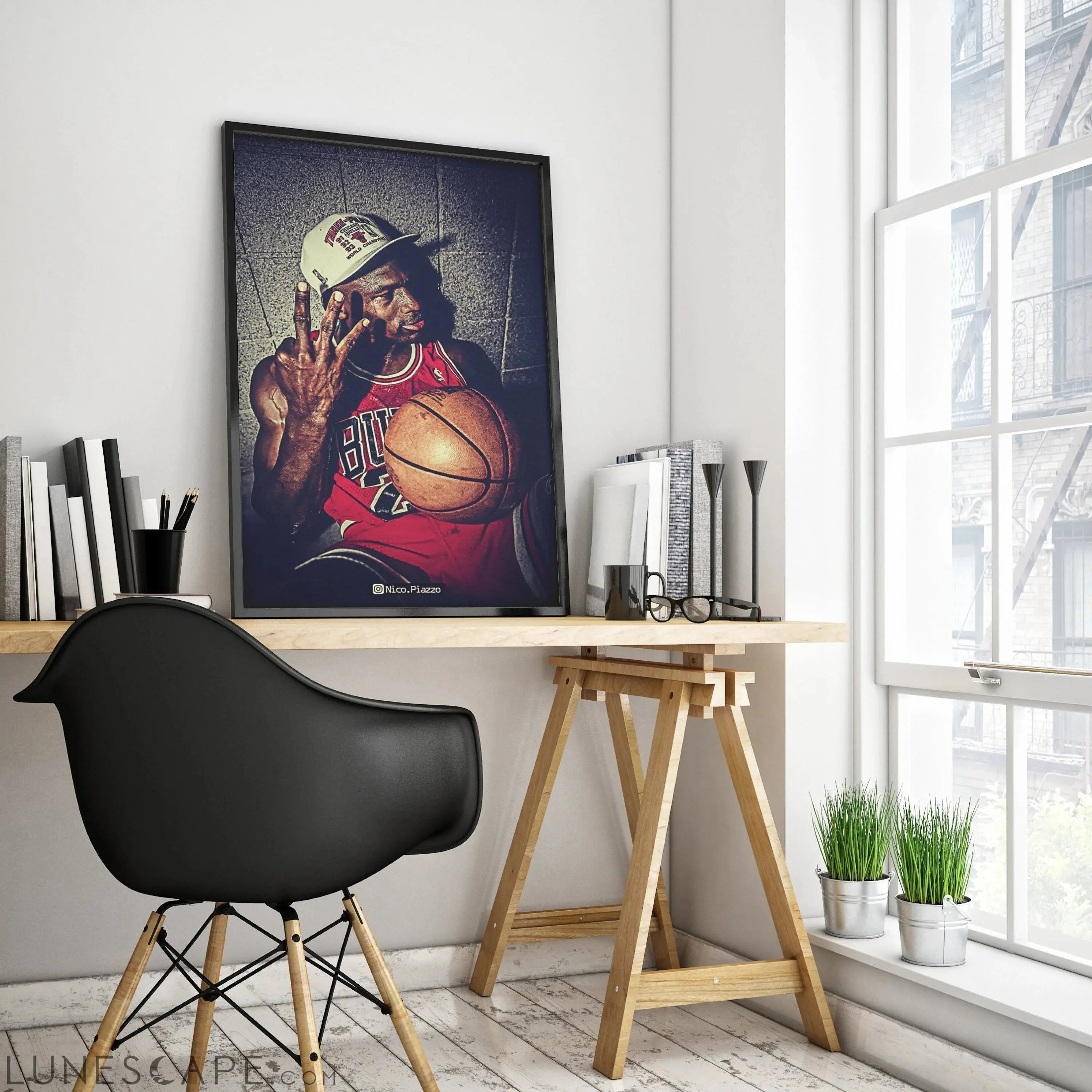 Jordan Wall Poster - Multiple Sizes LUNESCAPE