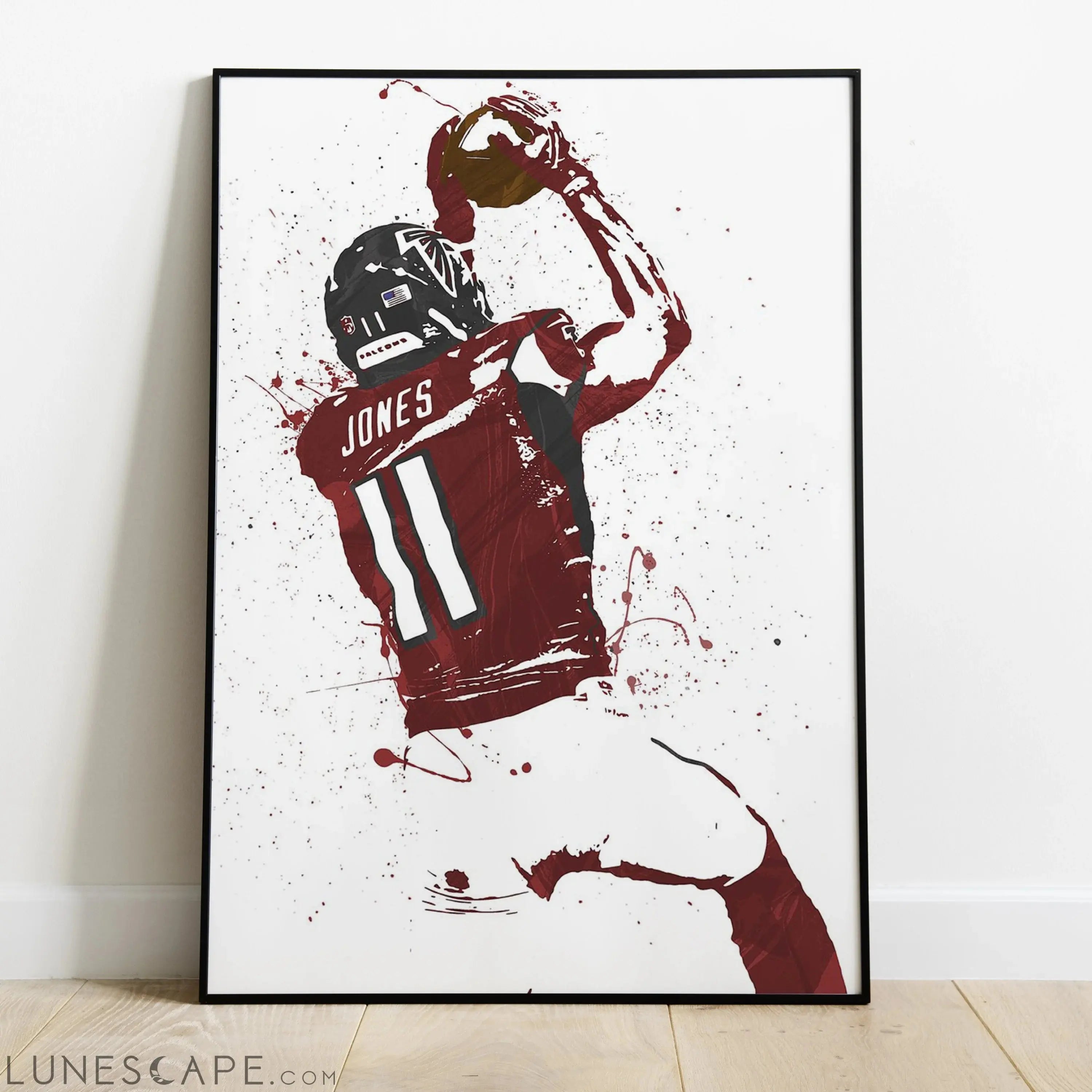 Julio Jones Poster LUNESCAPE