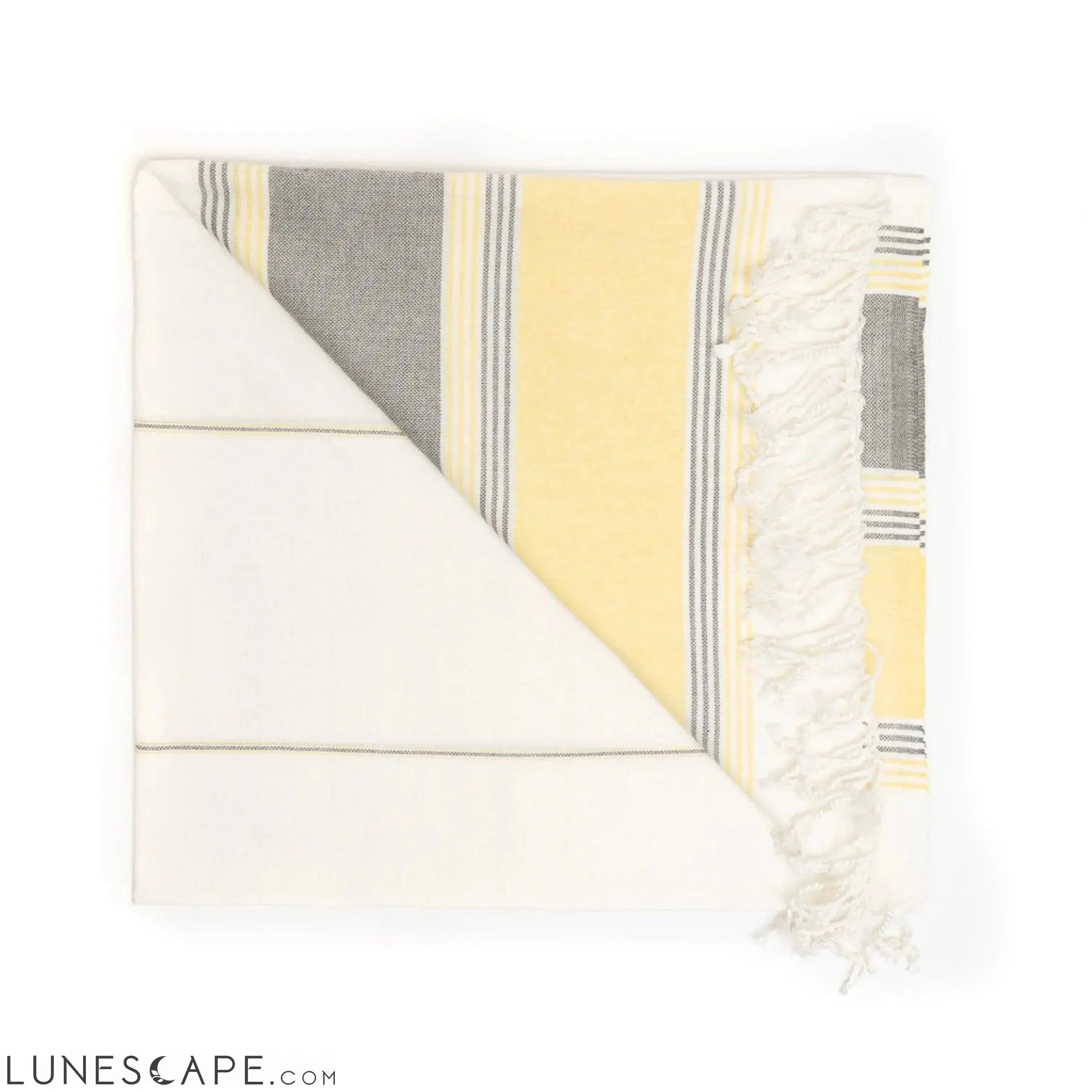 Kaldeon Peshtemal Pure Cotton Beach Towel LUNESCAPE