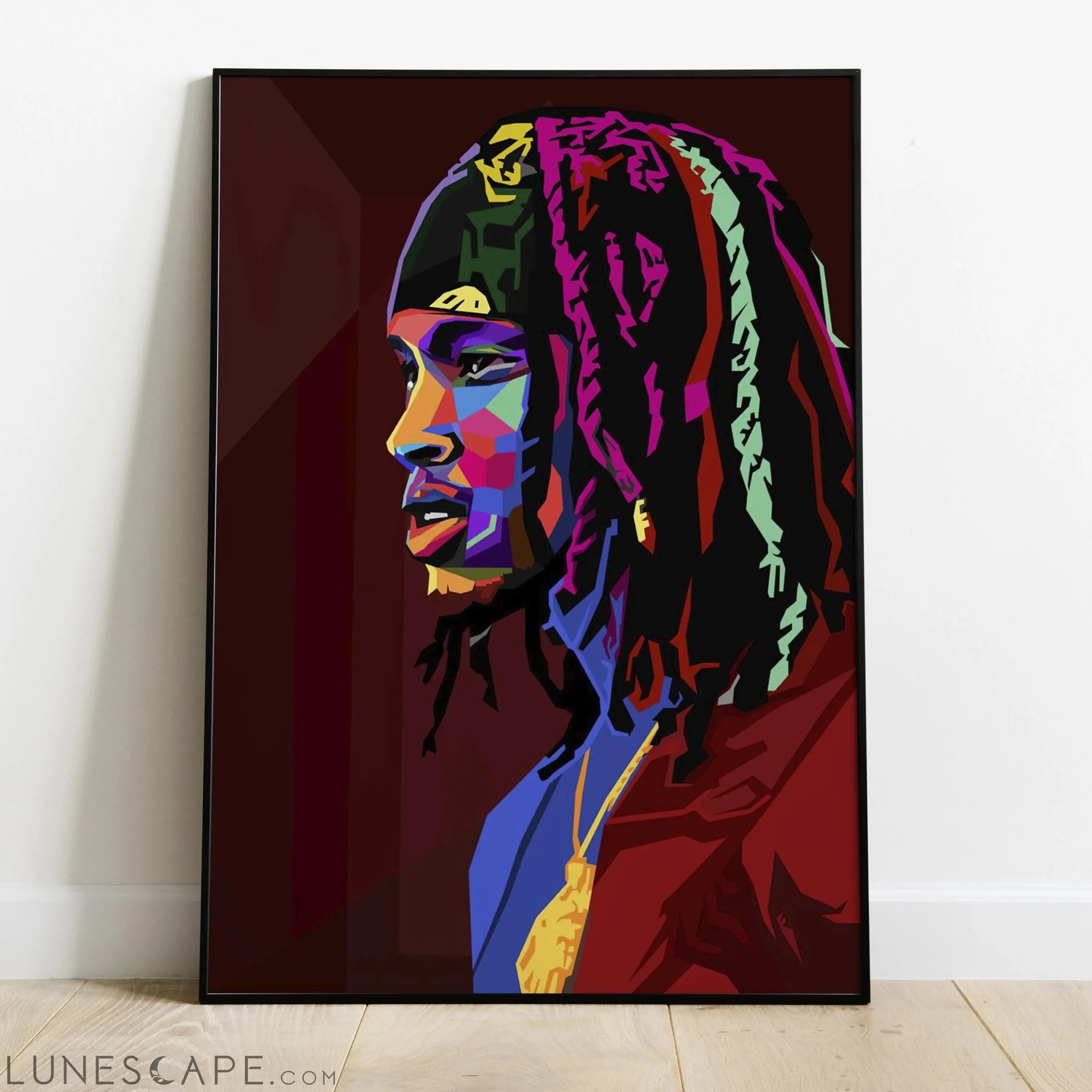 King Von Wall Poster - Multiple Sizes LUNESCAPE