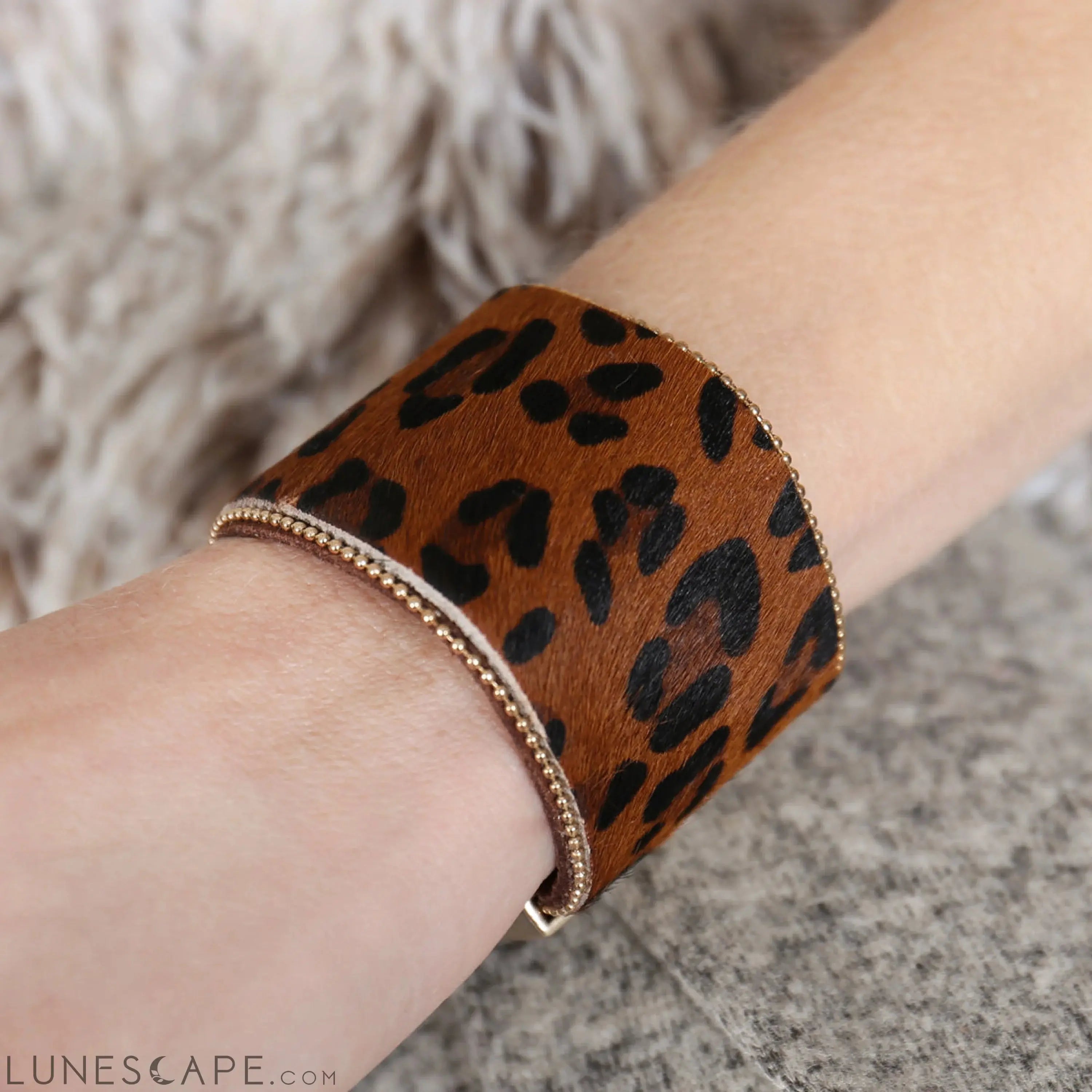Leopard Print Bangles LUNESCAPE