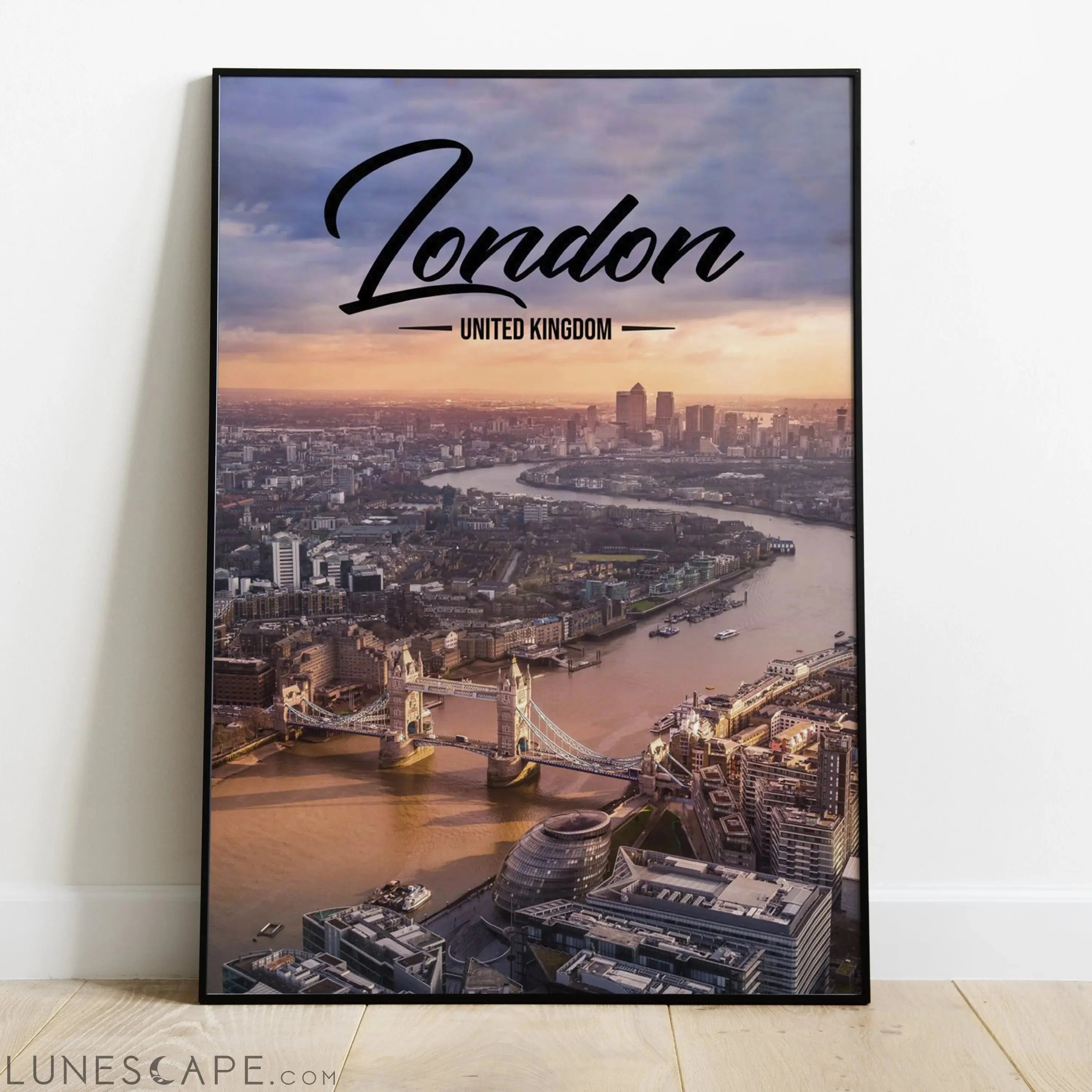 London Wall Poster - Multiple Sizes LUNESCAPE