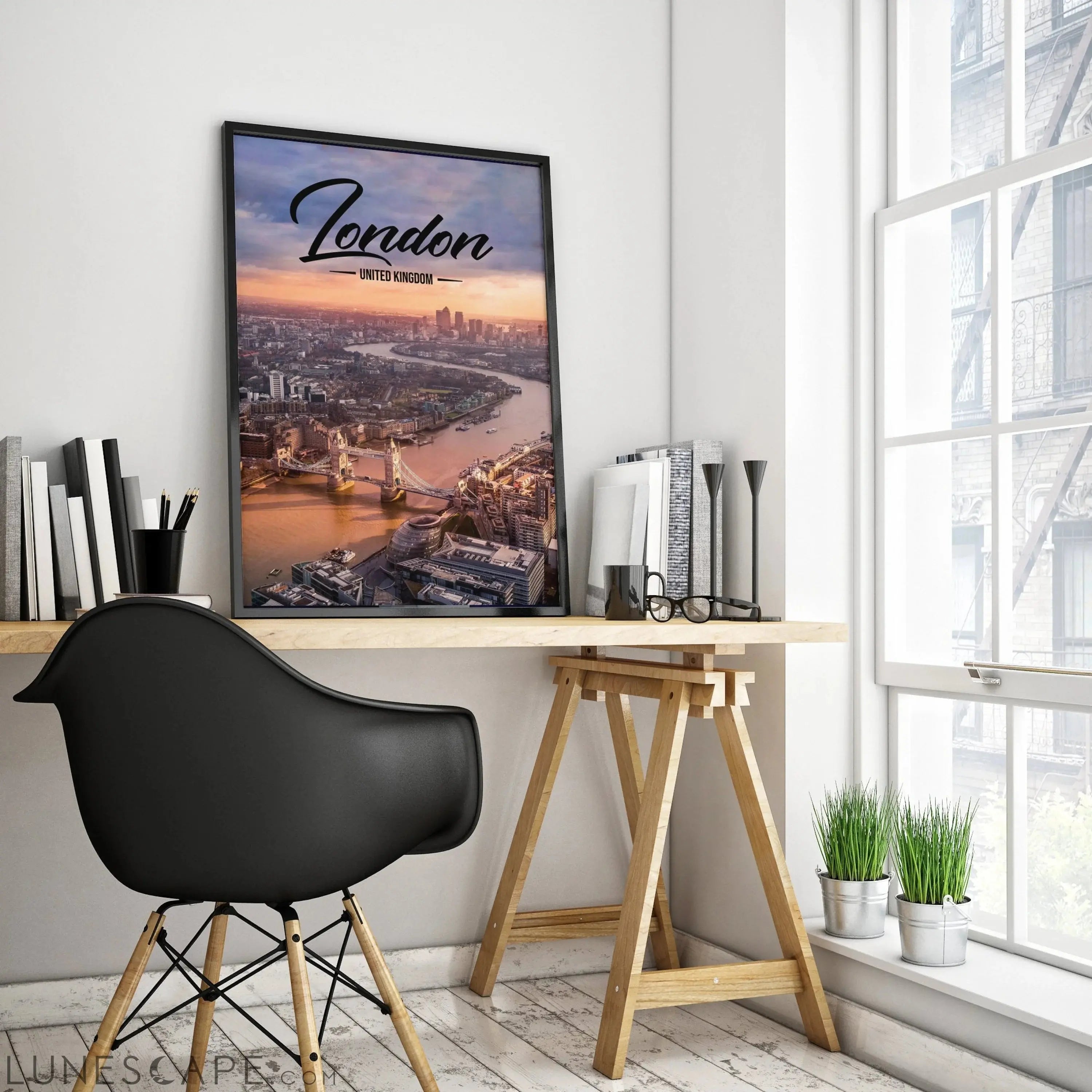 London Wall Poster - Multiple Sizes LUNESCAPE