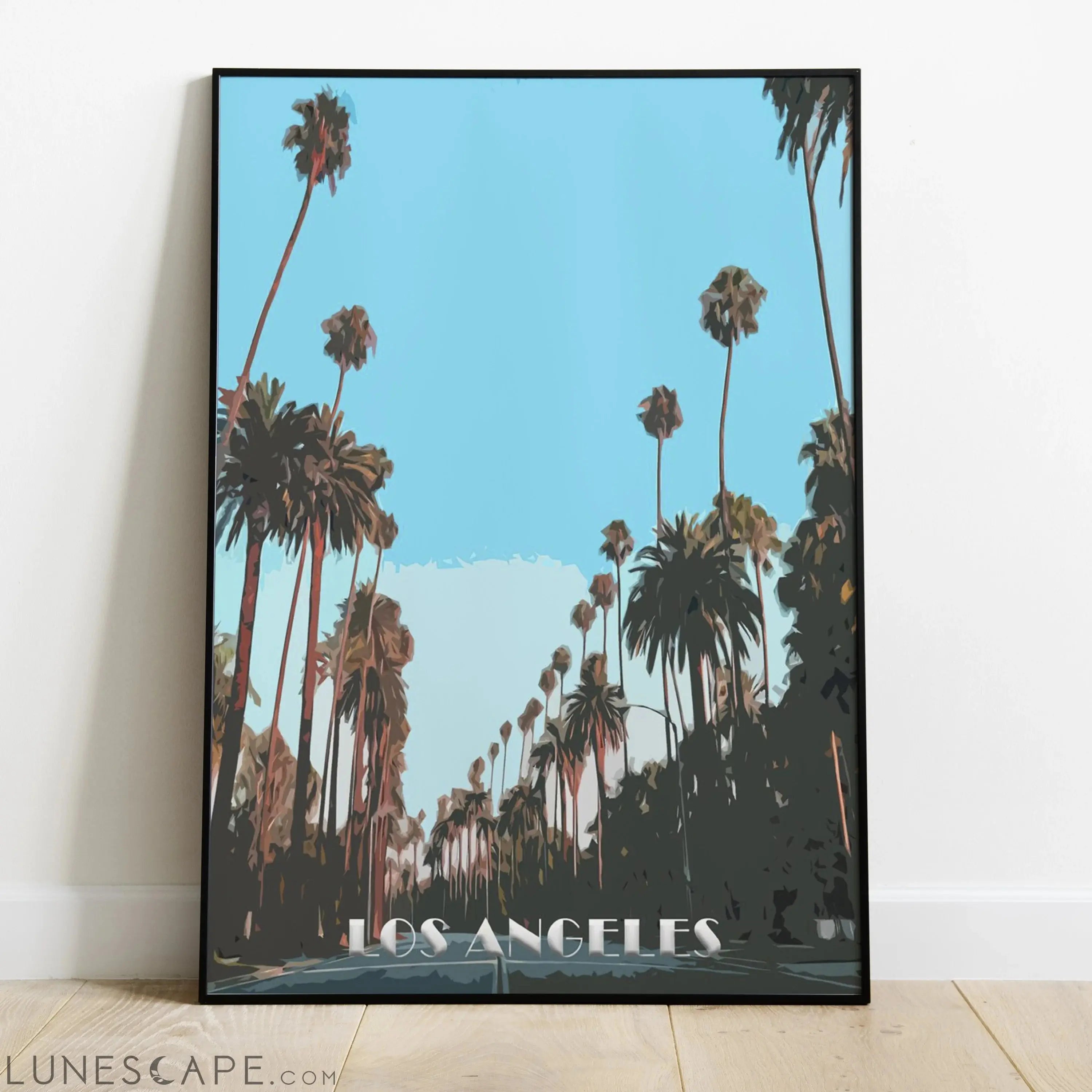 Los Angels CA Poster LUNESCAPE