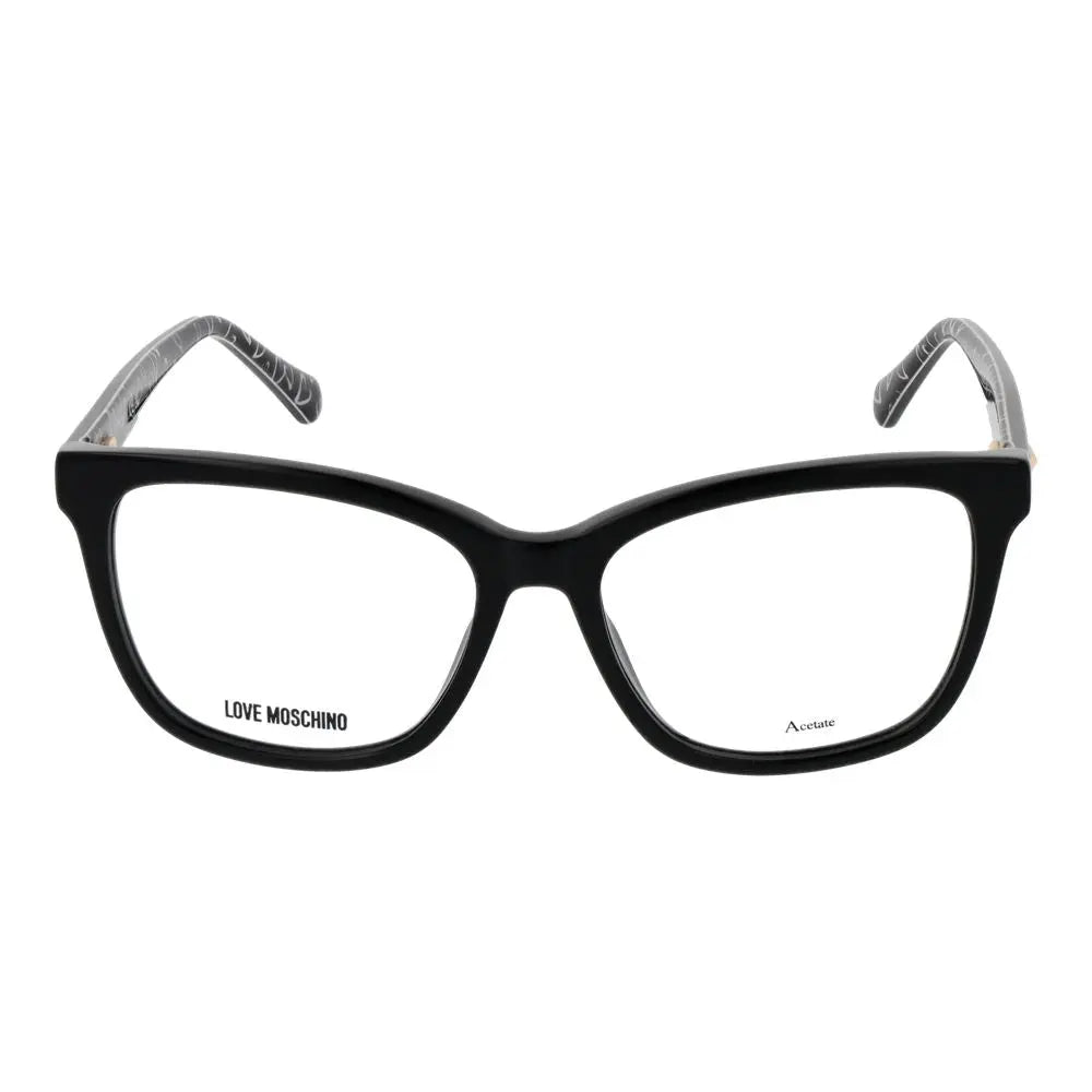 Love Moschino Black Acetate Glasses (Frames) LUNESCAPE