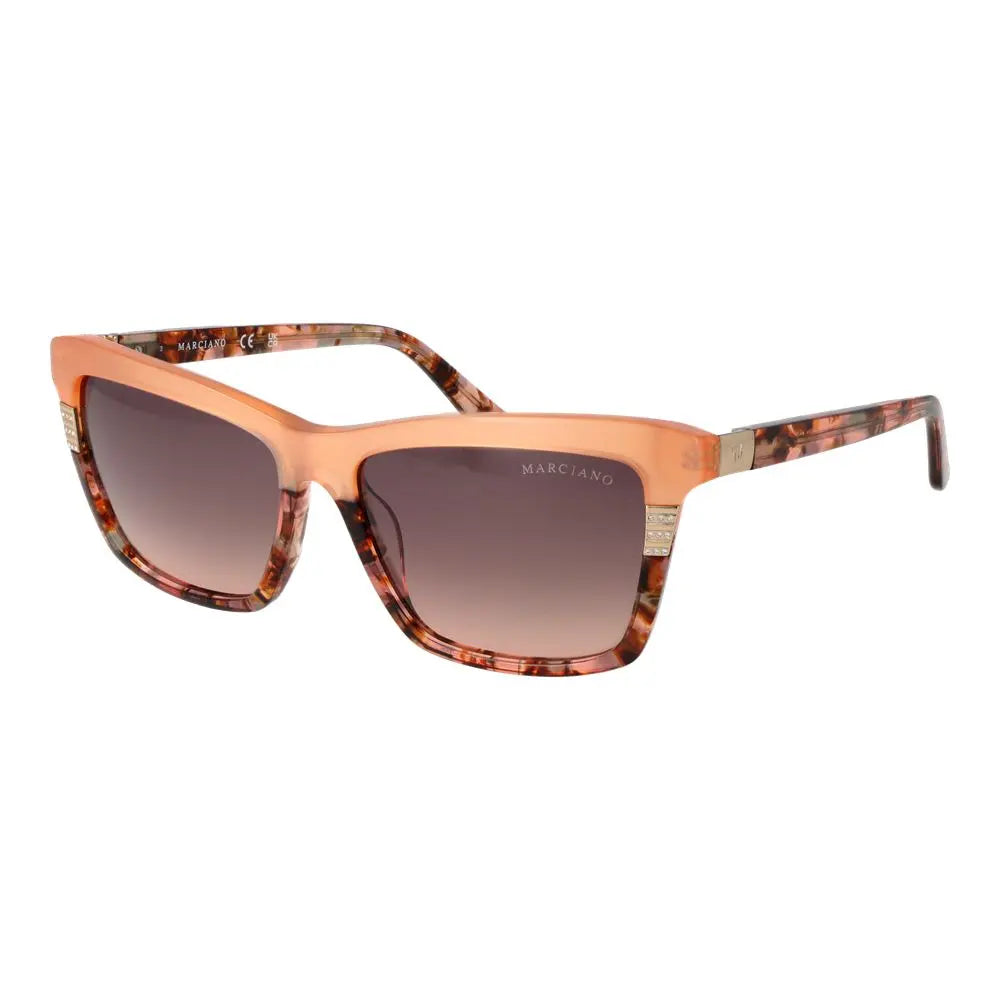 Marciano by Guess Orange Acetate Sunglasses LUNESCAPE