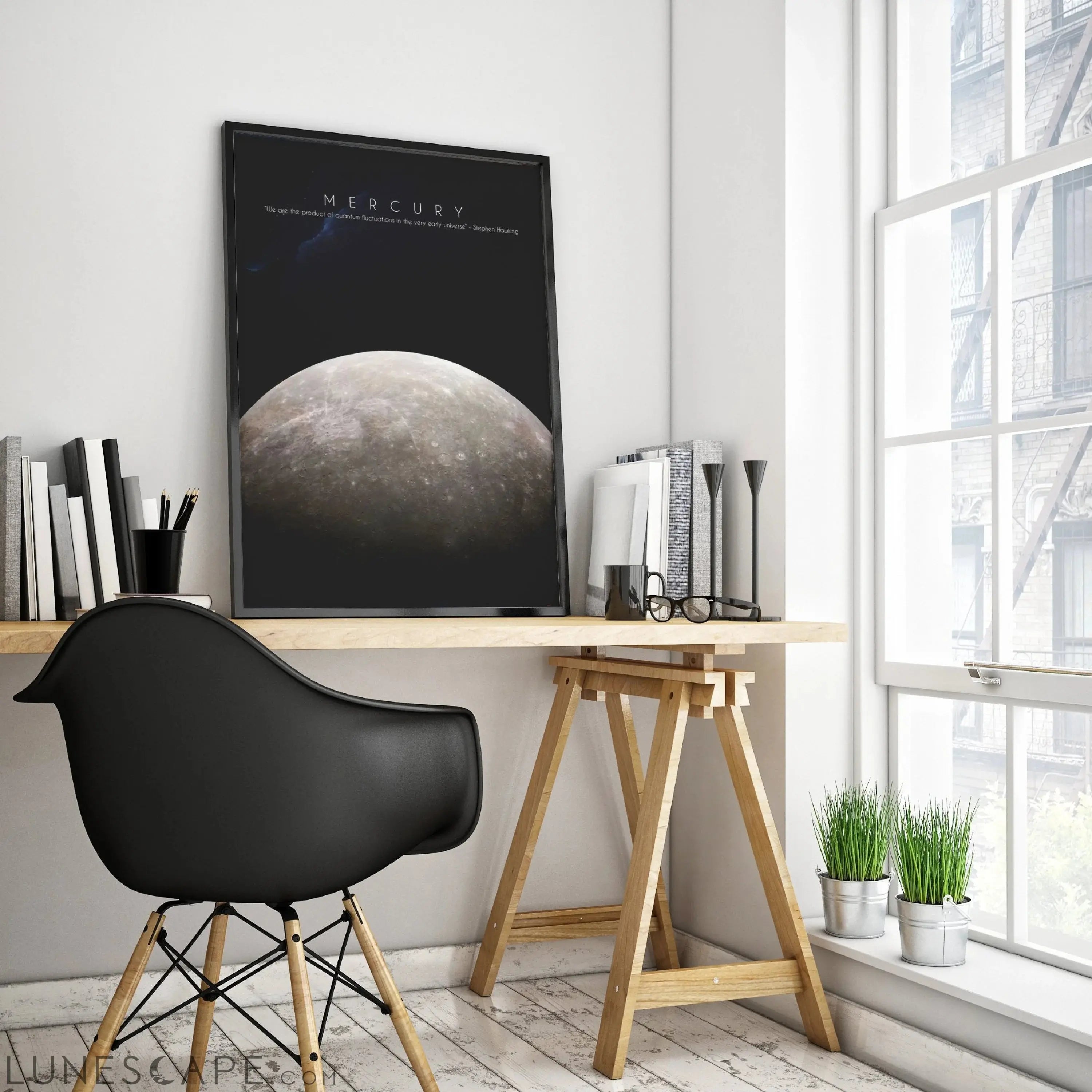 Mercury Wall Poster - Multiple Sizes LUNESCAPE
