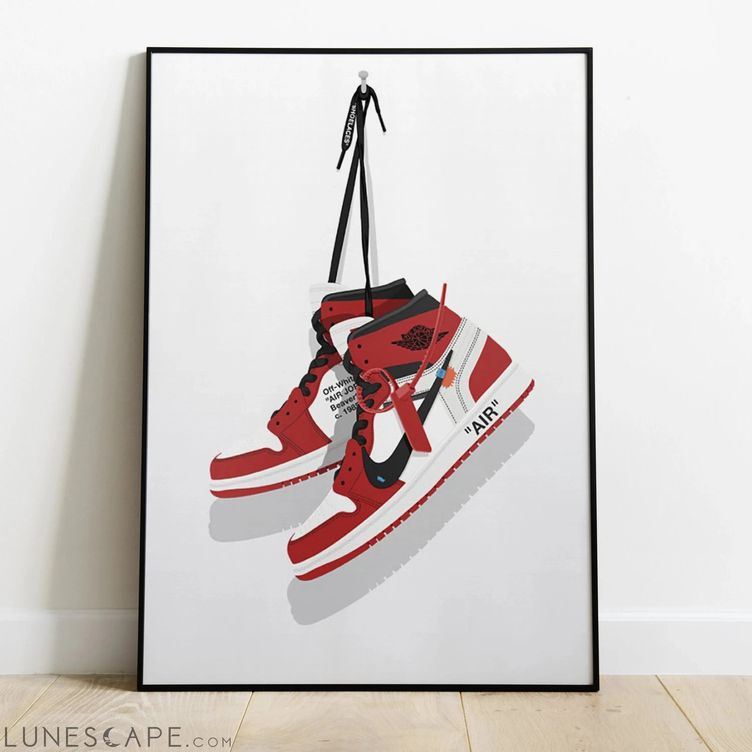 Nike Off White Wall Poster - Multiple Sizes LUNESCAPE