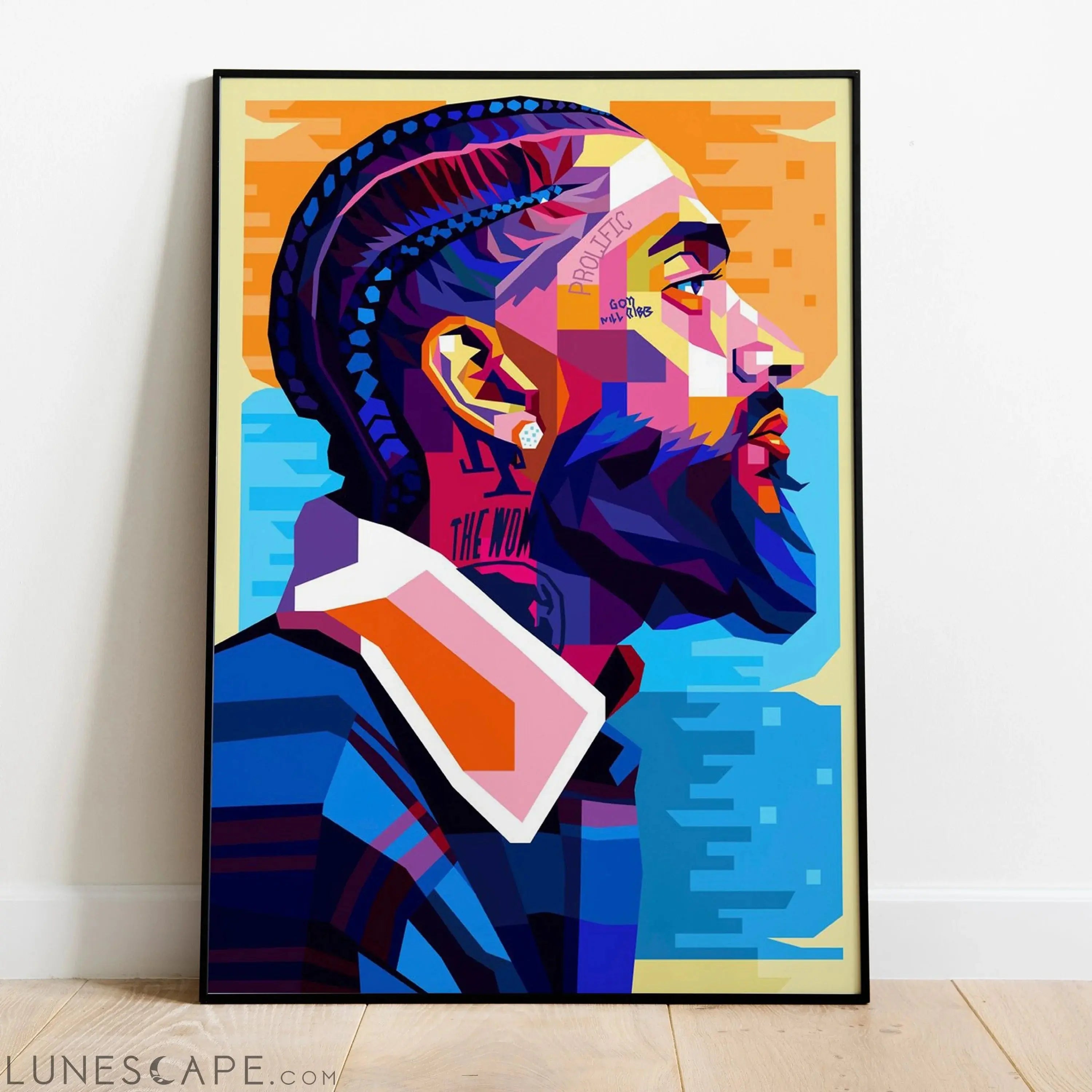 Nipsey Hustle Poster LUNESCAPE