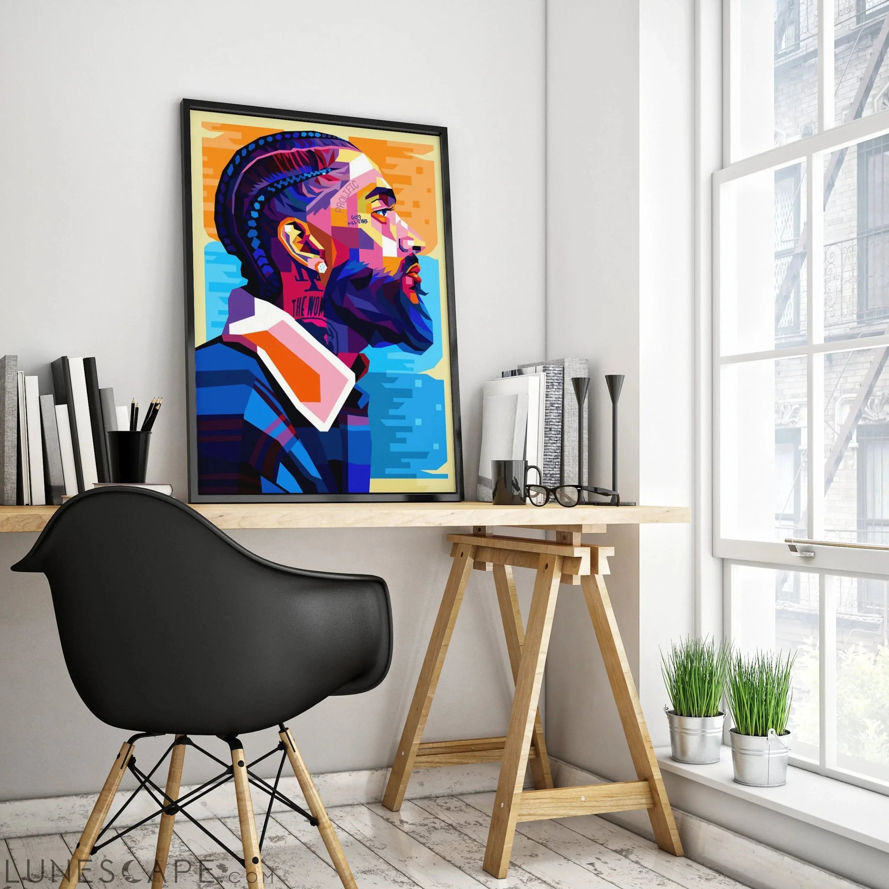 Nipsey Hustle Poster LUNESCAPE