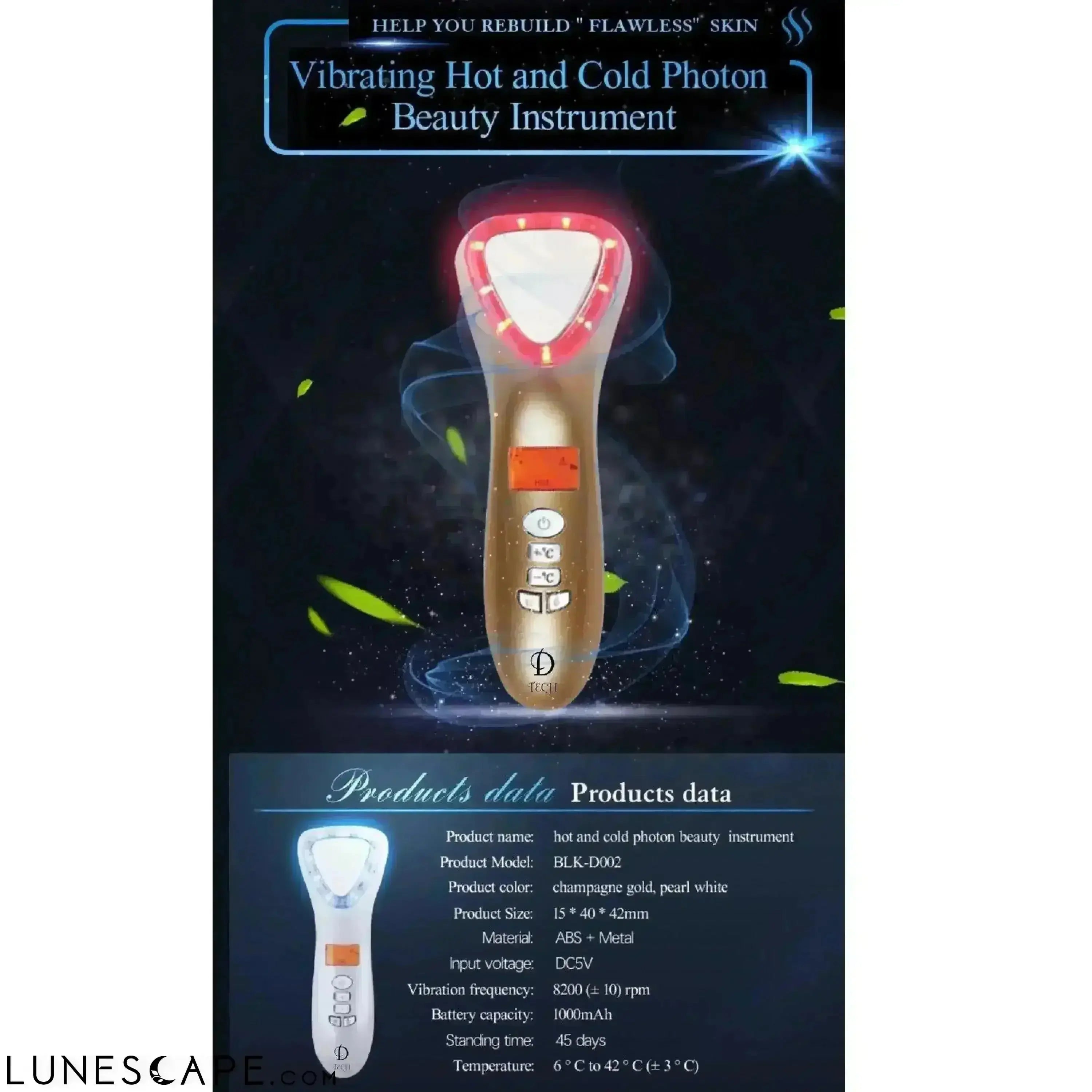 Non-surgical LED Sonic Device - Dynamic Innovation Labs LUNESCAPE