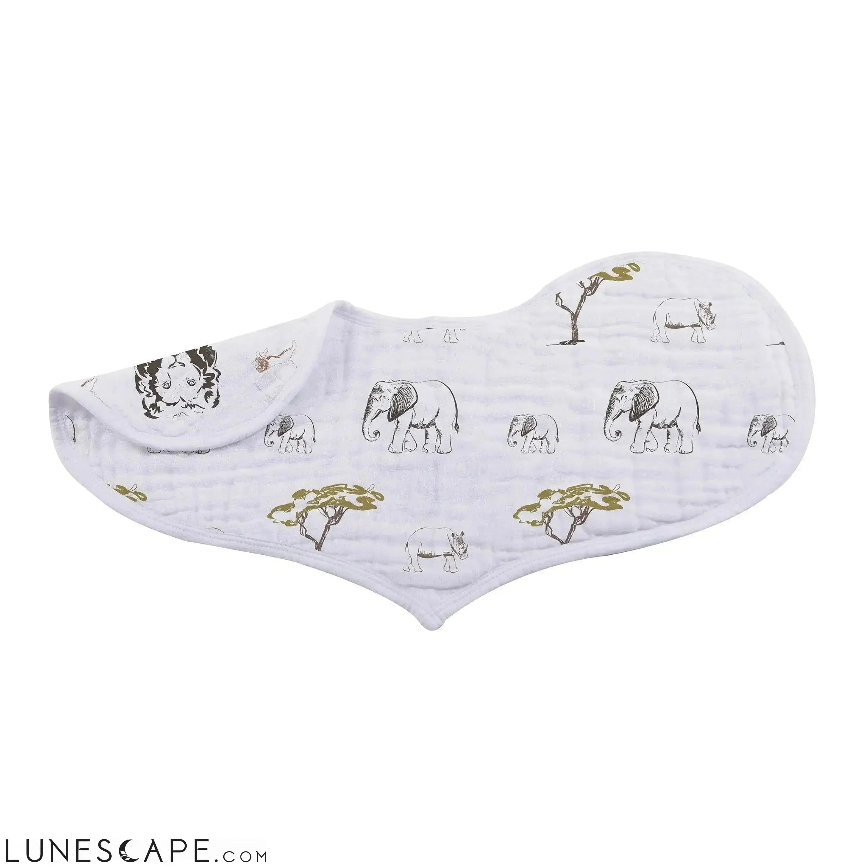 On The Savannah Heart Bibs - Set of 2 LUNESCAPE