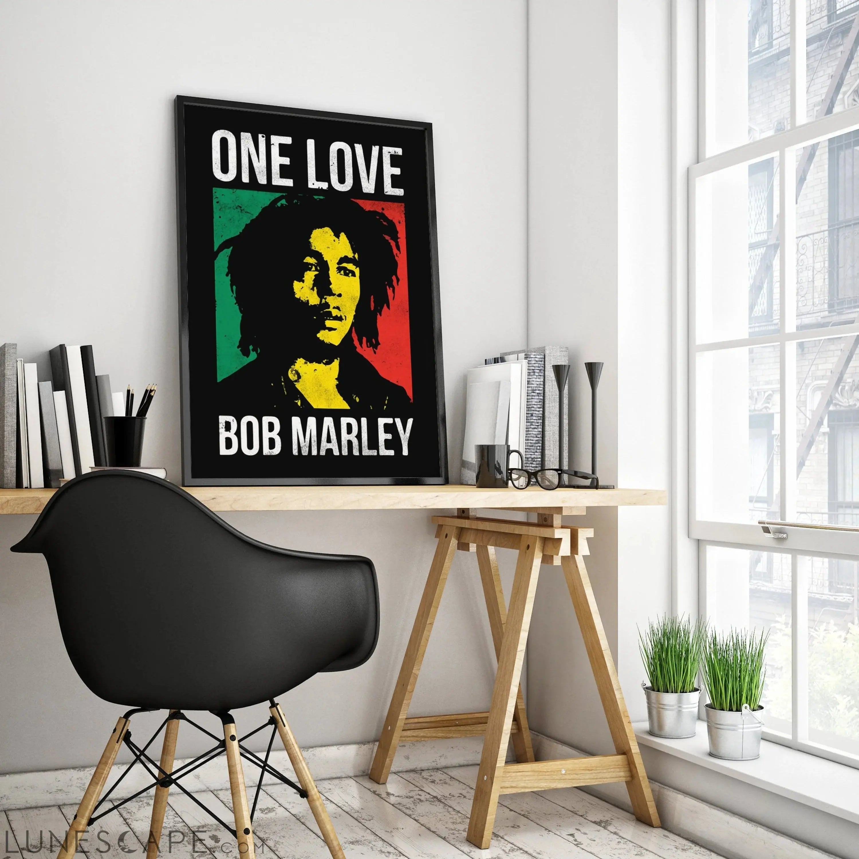 One Love Wall Poster - Multiple Sizes LUNESCAPE