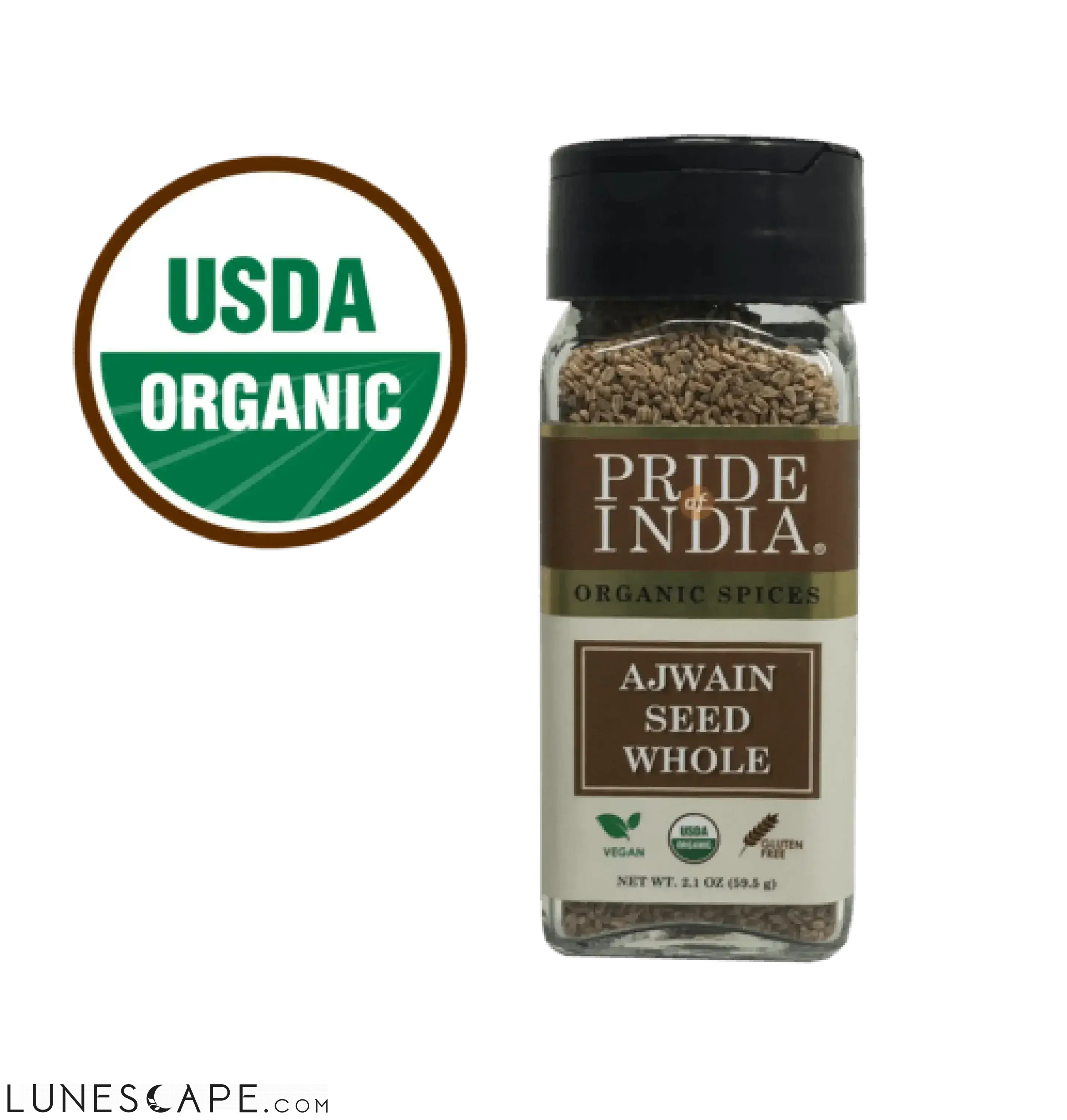 Organic Ajwain Seed Whole LUNESCAPE
