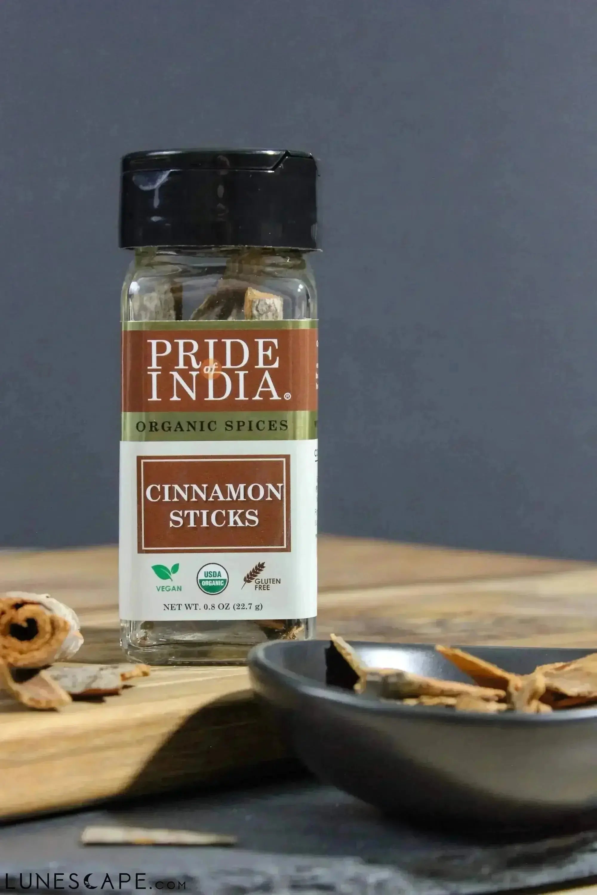 Organic Cinnamon (Indian) Bark Whole LUNESCAPE
