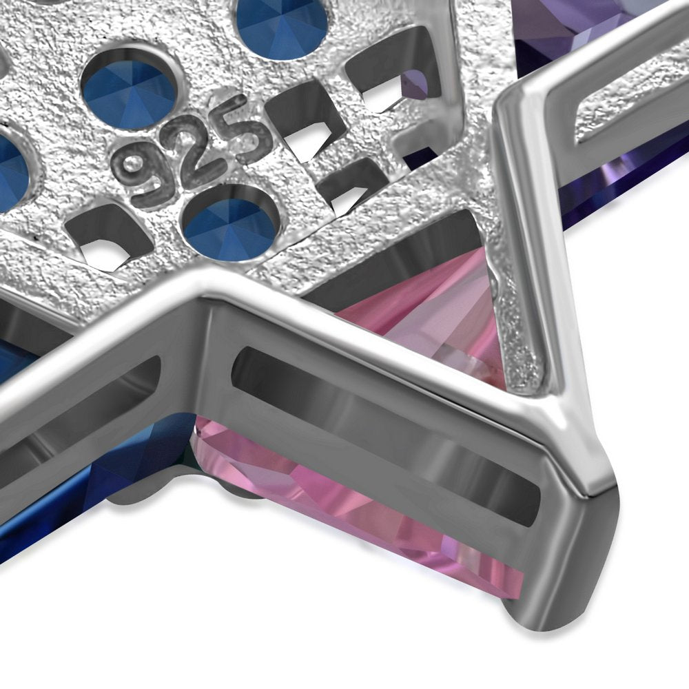 Jerusalem Star of David Silver Pendant LUNESCAPE