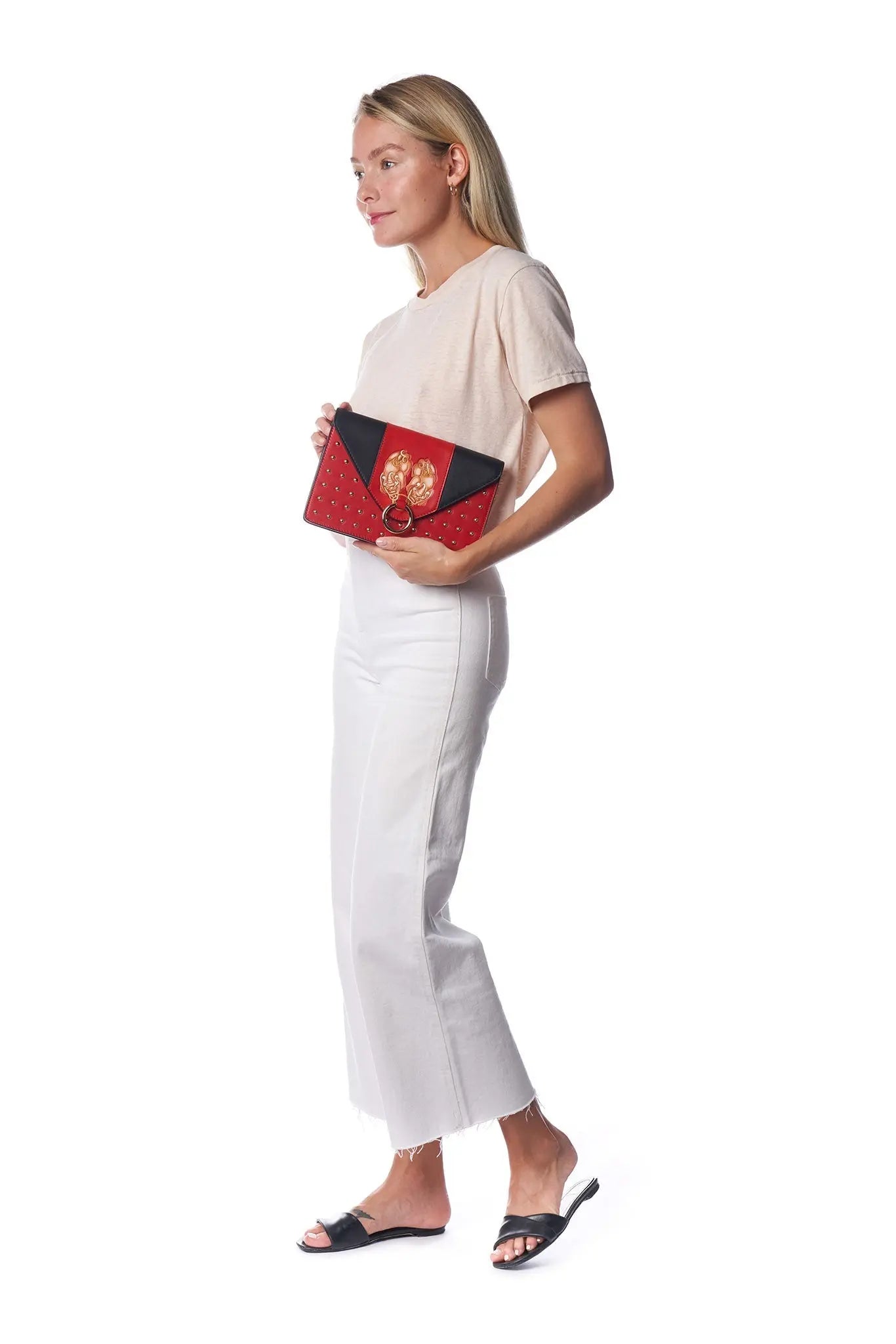 PX (PiXiu) Red Crossbody Clutch LUNESCAPE