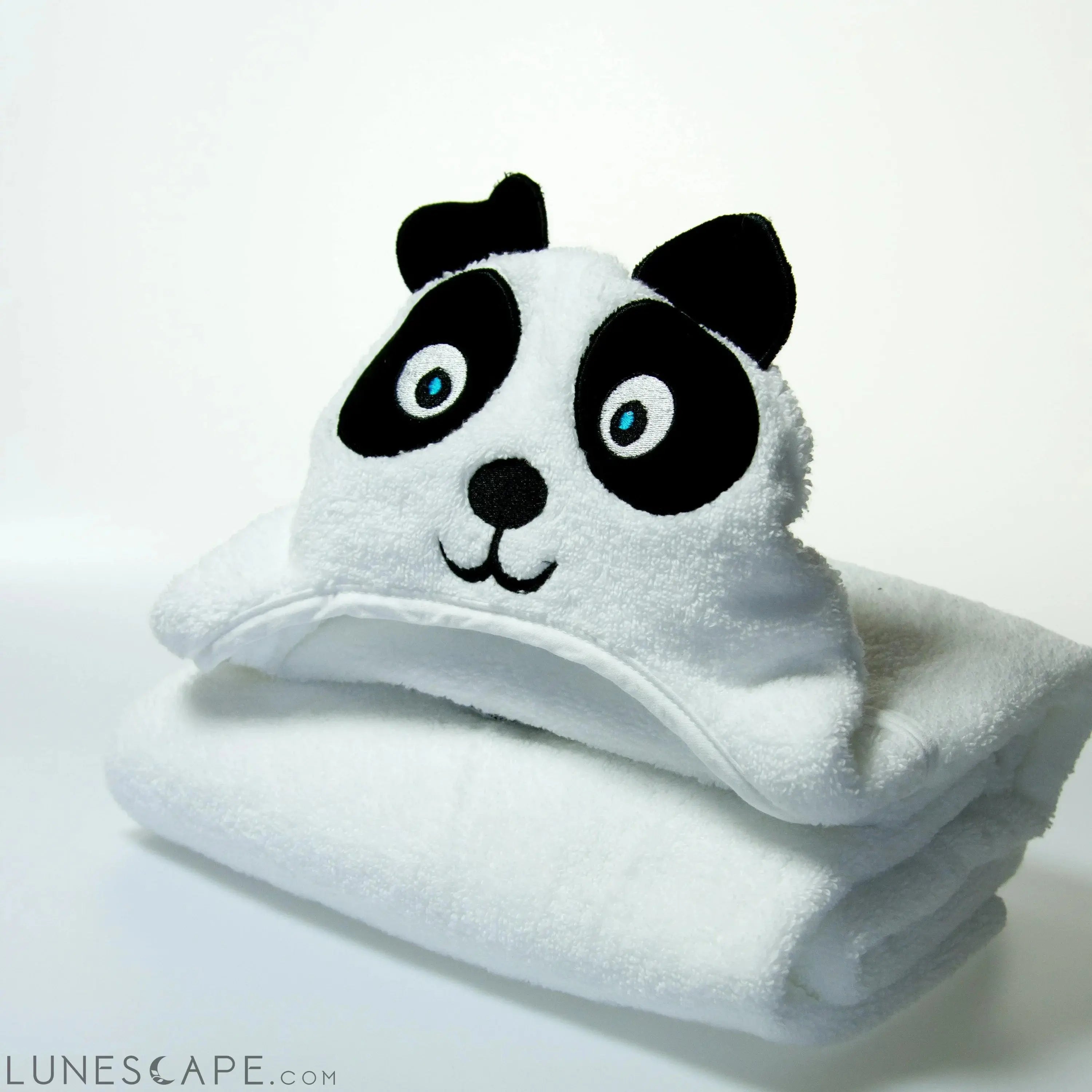 Panda Hooded Cotton Turkish Towel - Little Kid LUNESCAPE