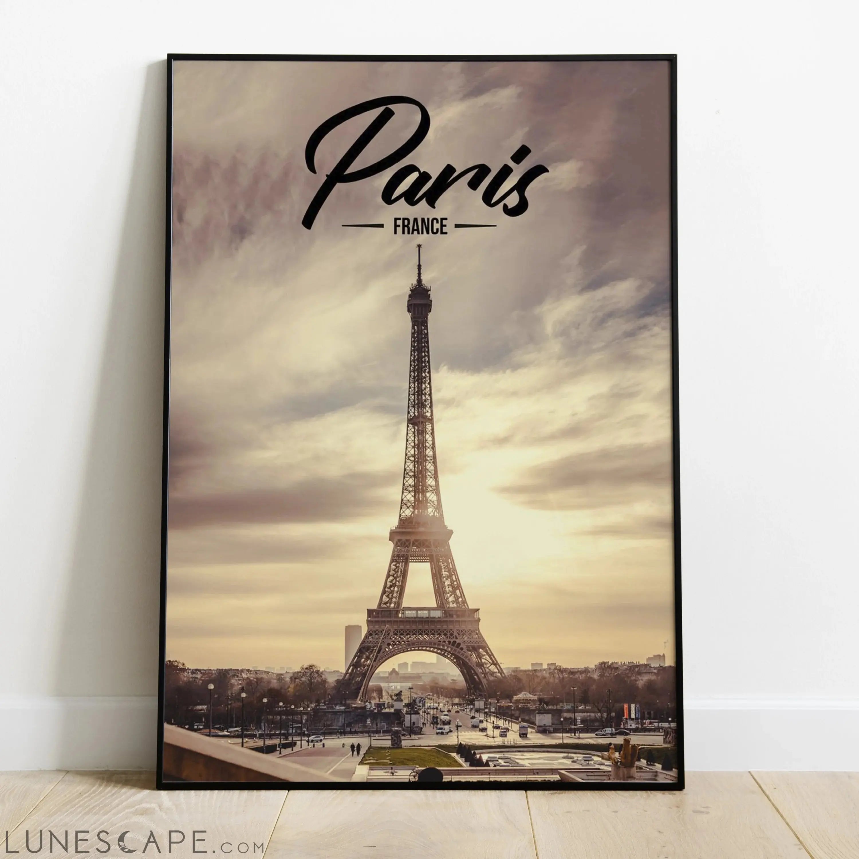 Paris Poster LUNESCAPE