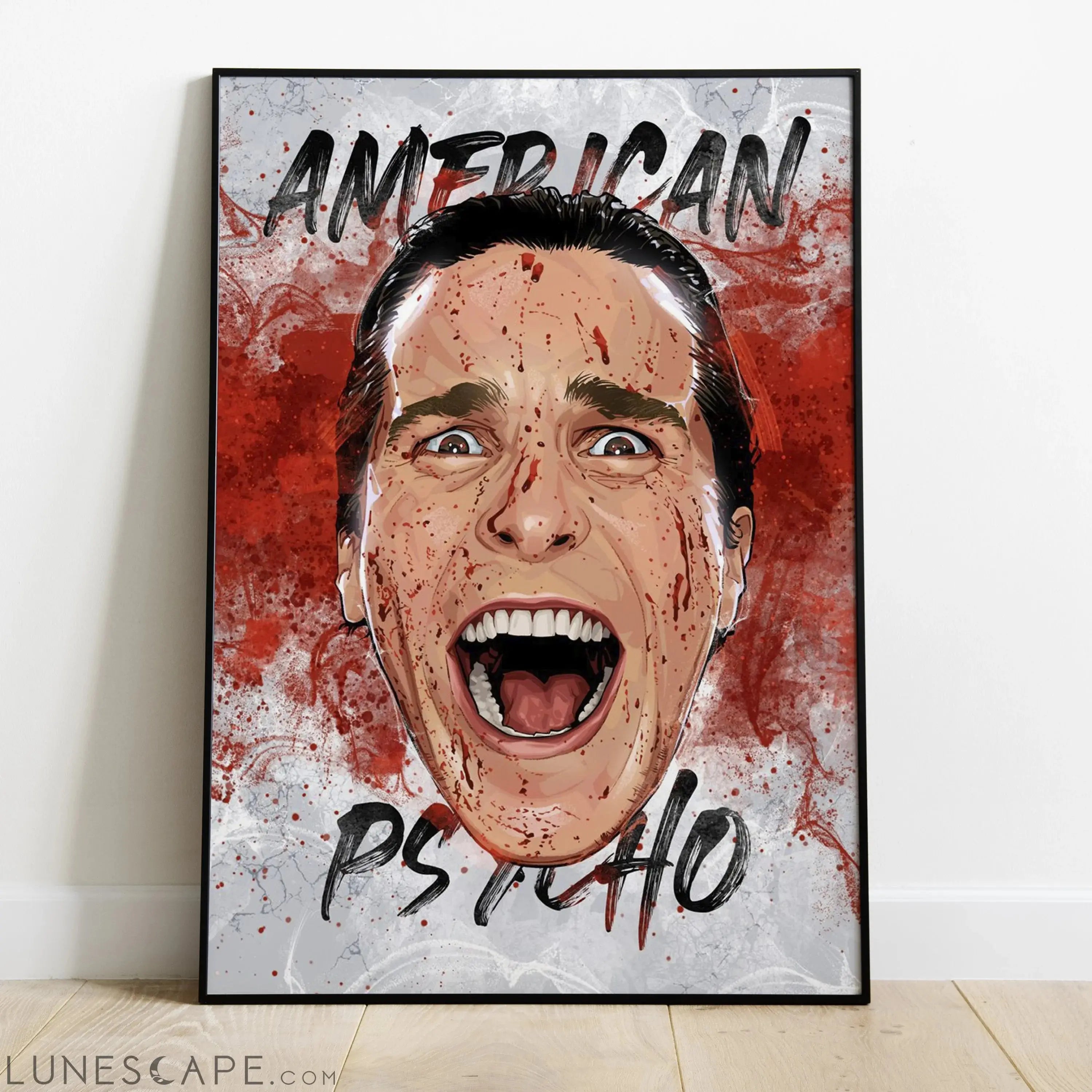 Patrick Bateman Poster LUNESCAPE
