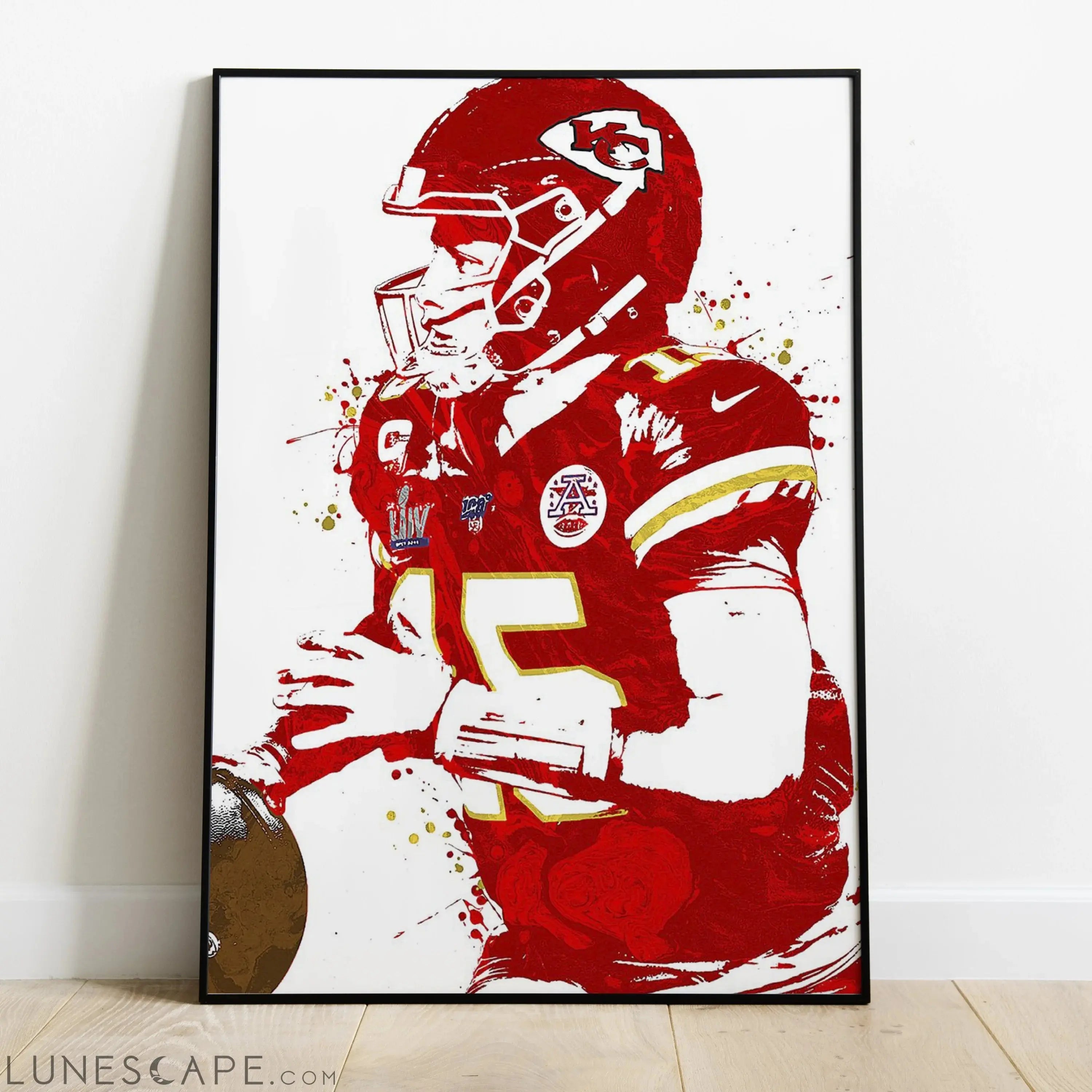 Patrick Mahomes Poster LUNESCAPE