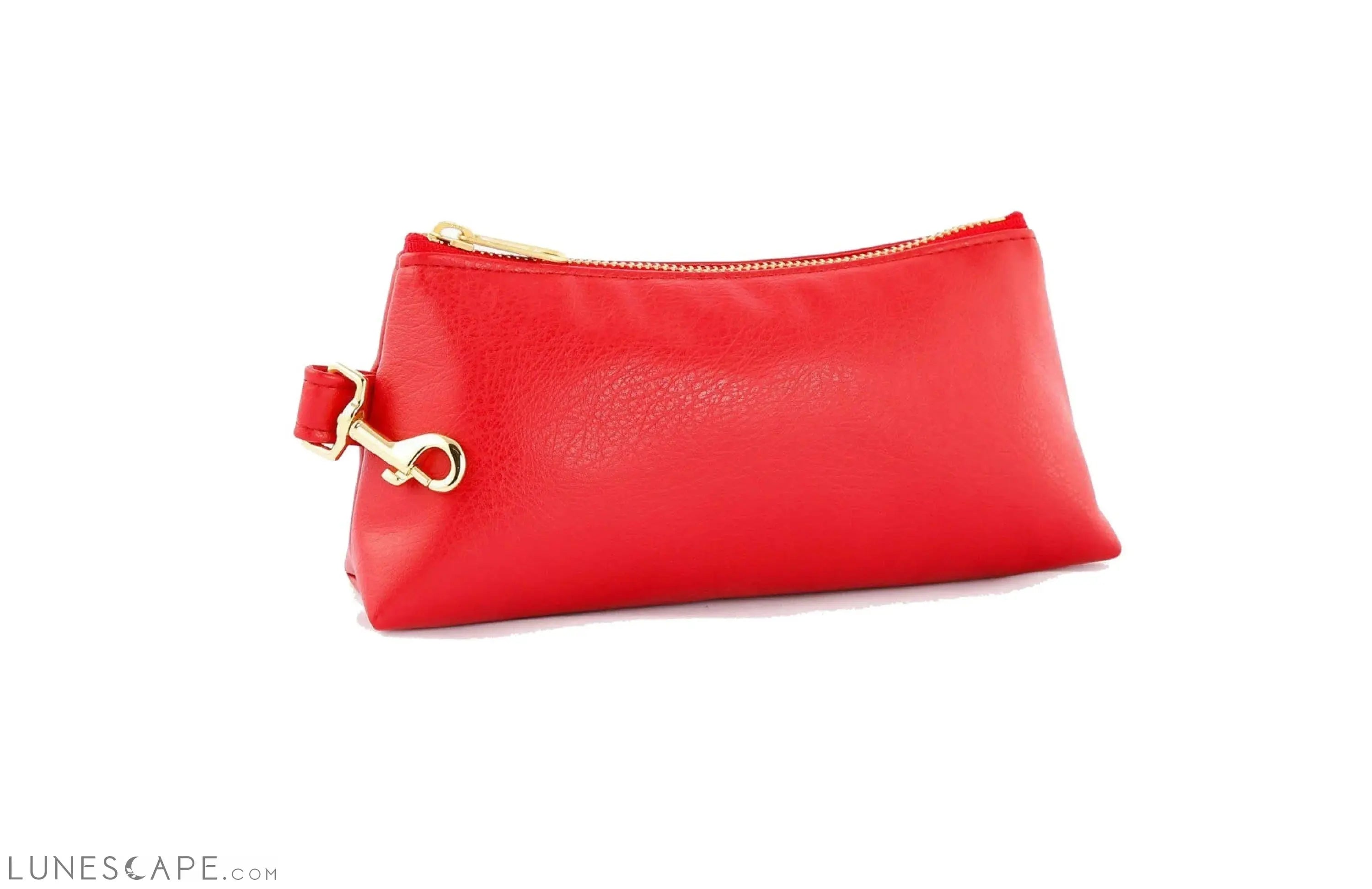 Perfect Red Vegan Leather Bag LUNESCAPE