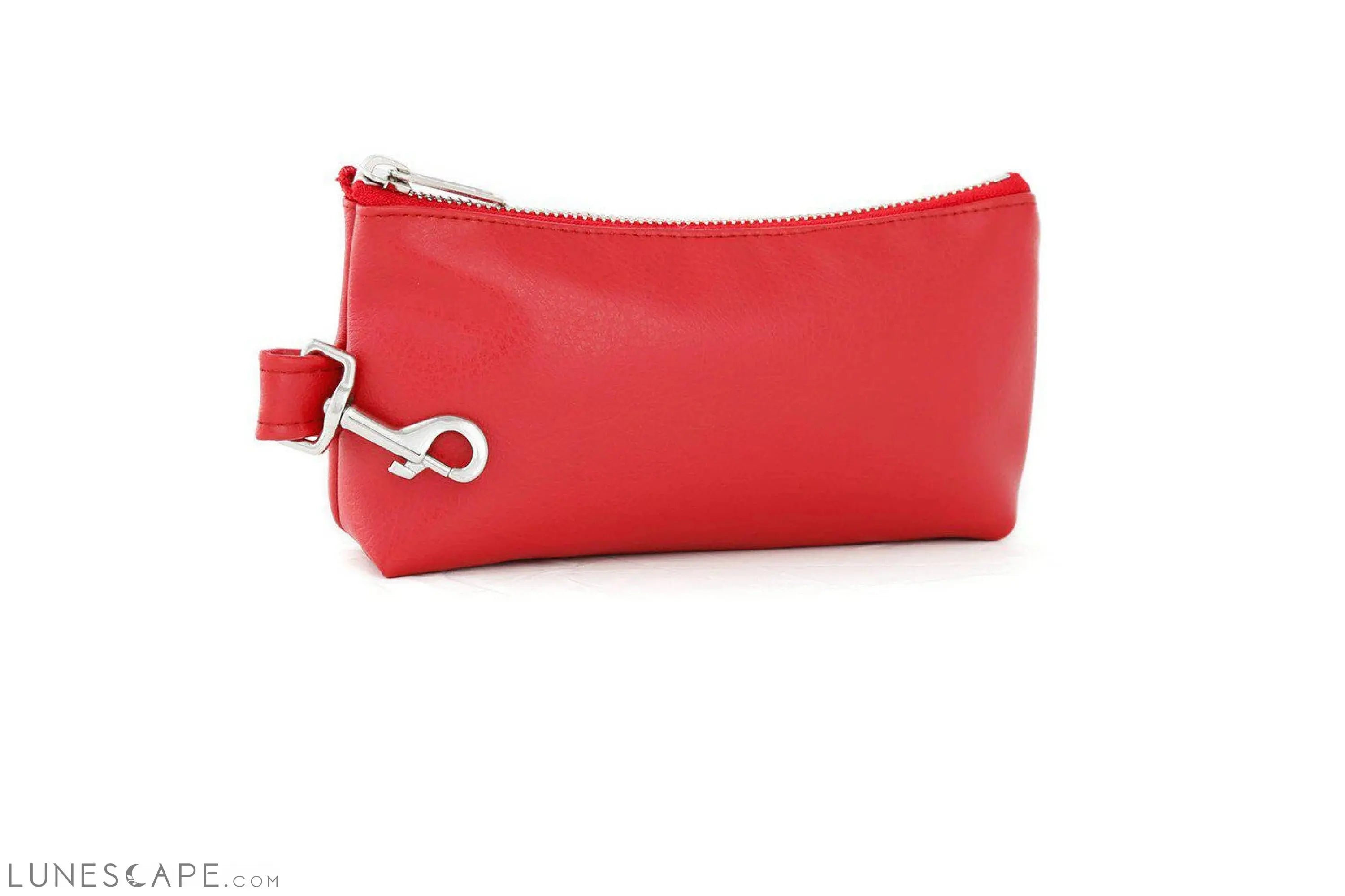 Perfect Red Vegan Leather WRISTLET SET LUNESCAPE