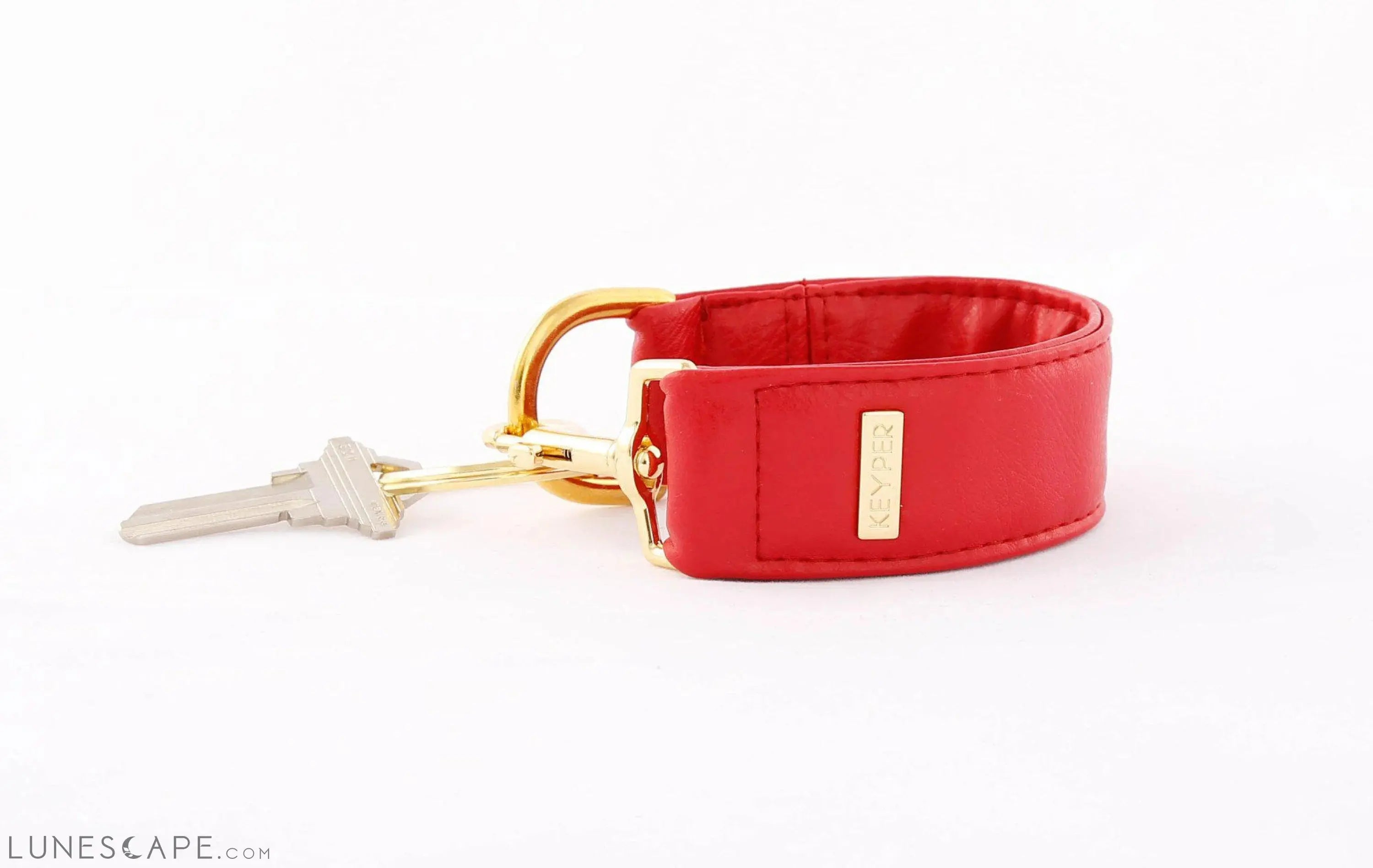 Perfect Red Vegan Leather WRISTLET SET LUNESCAPE