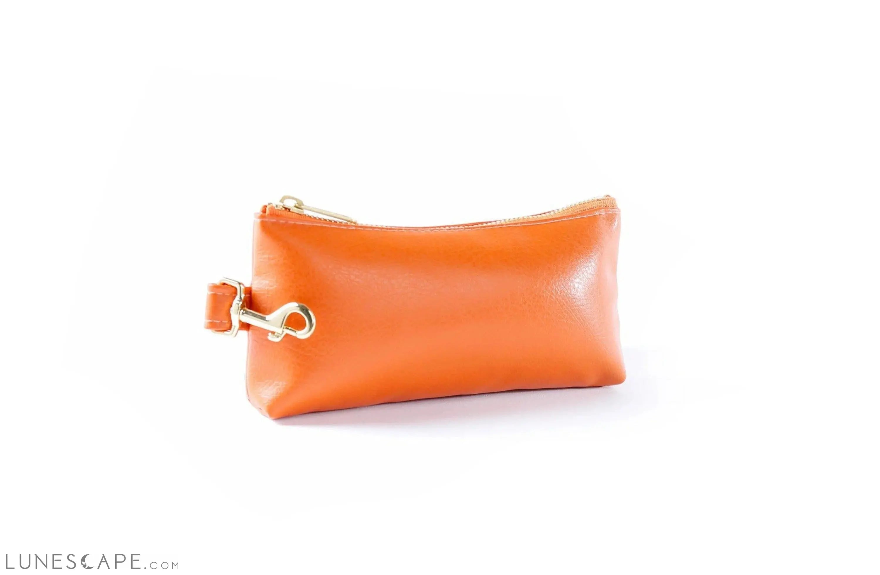 Persimmon Vegan Leather WRISTLET SET LUNESCAPE